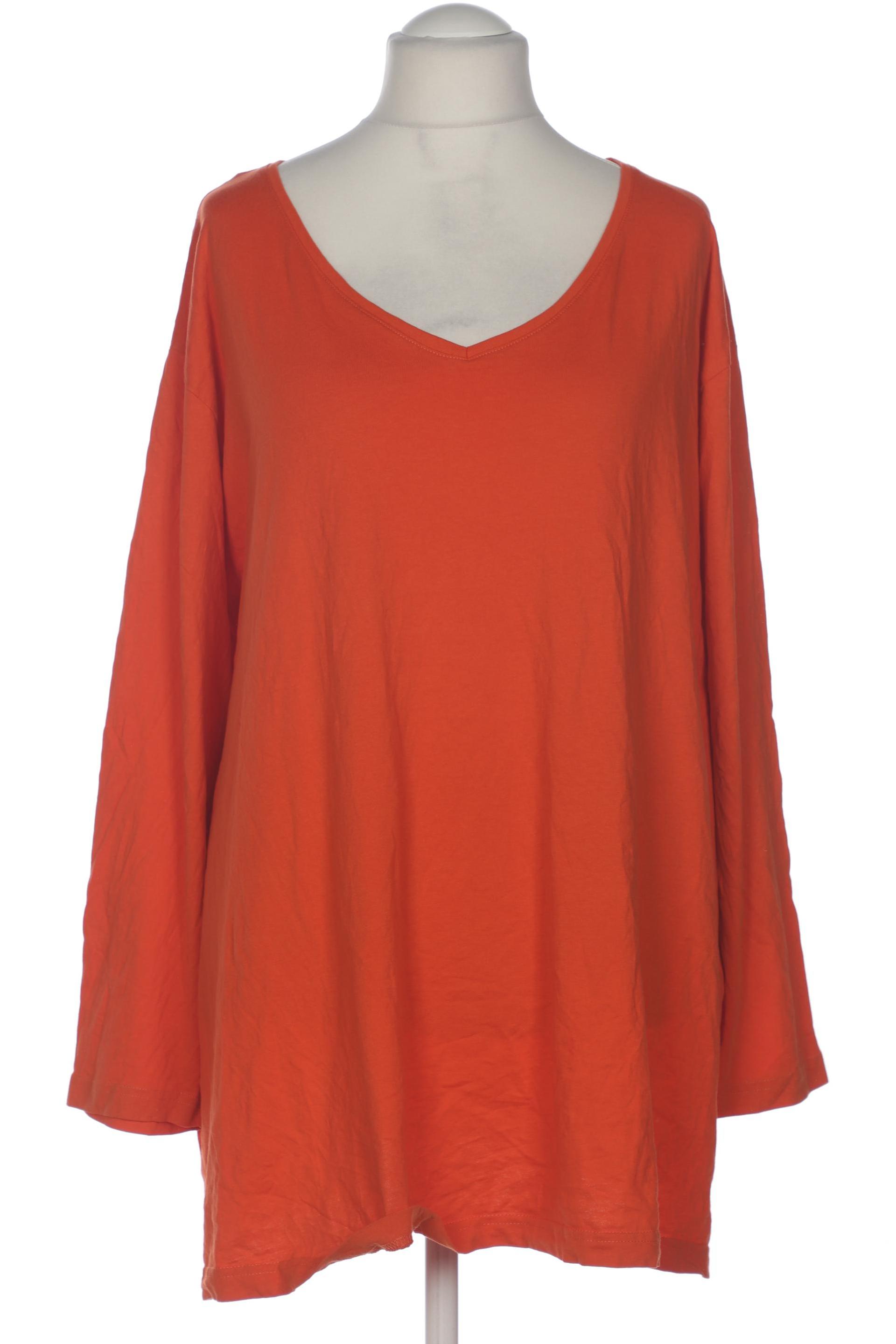 

Ulla Popken Damen Langarmshirt, orange, Gr. 62
