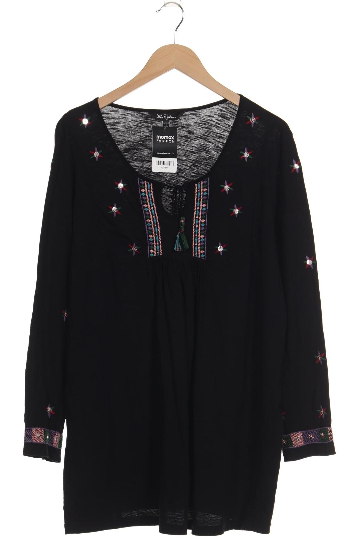 

Ulla Popken Damen Langarmshirt, schwarz, Gr. 46