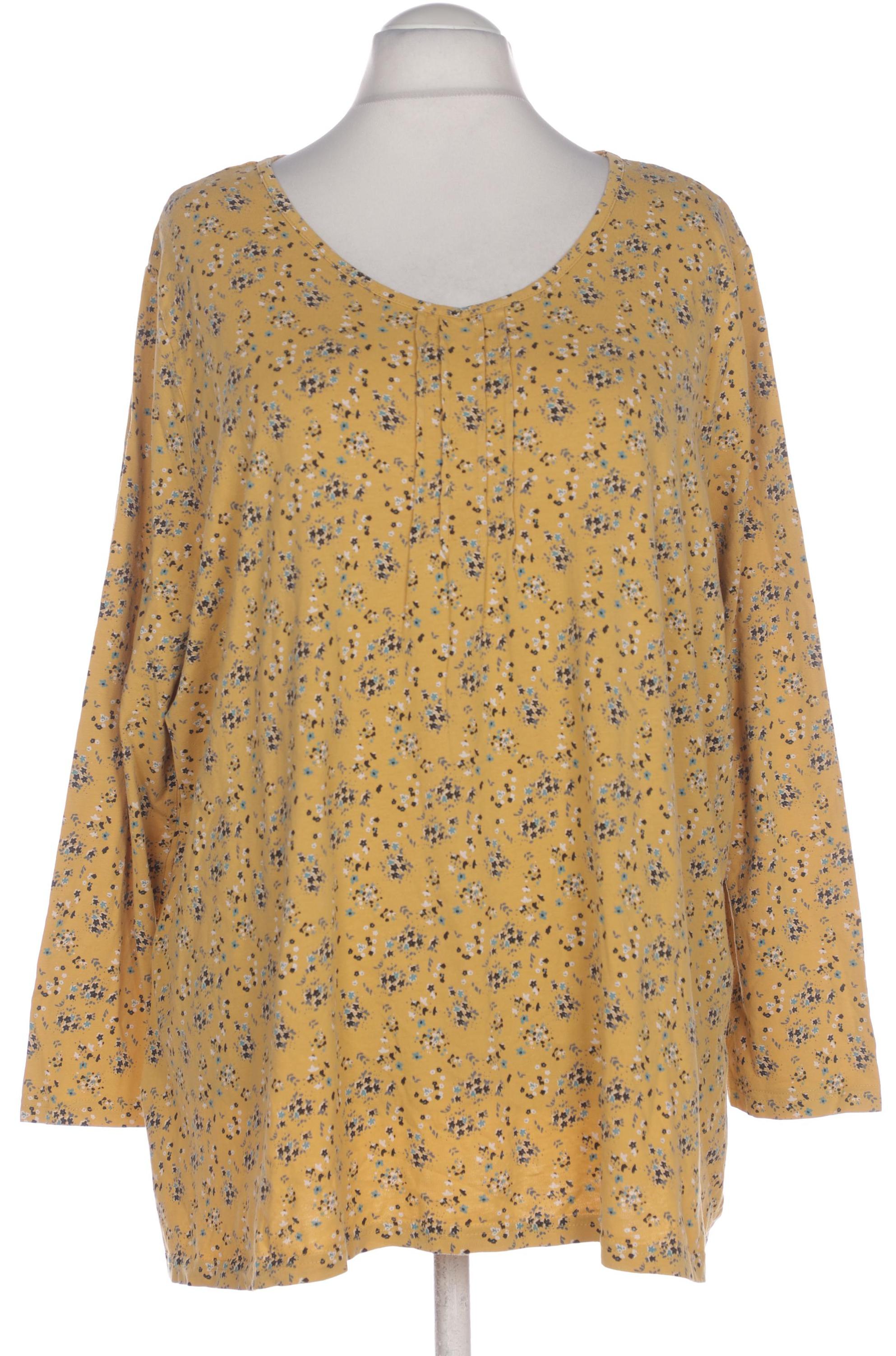 

Ulla Popken Damen Langarmshirt, gelb, Gr. 54