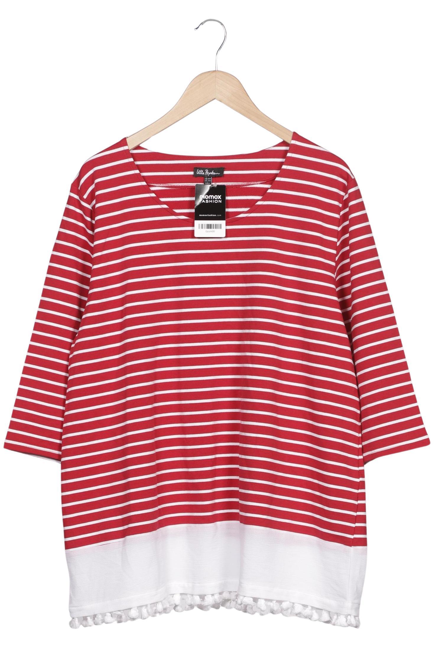 

Ulla Popken Damen Langarmshirt, rot, Gr. 46