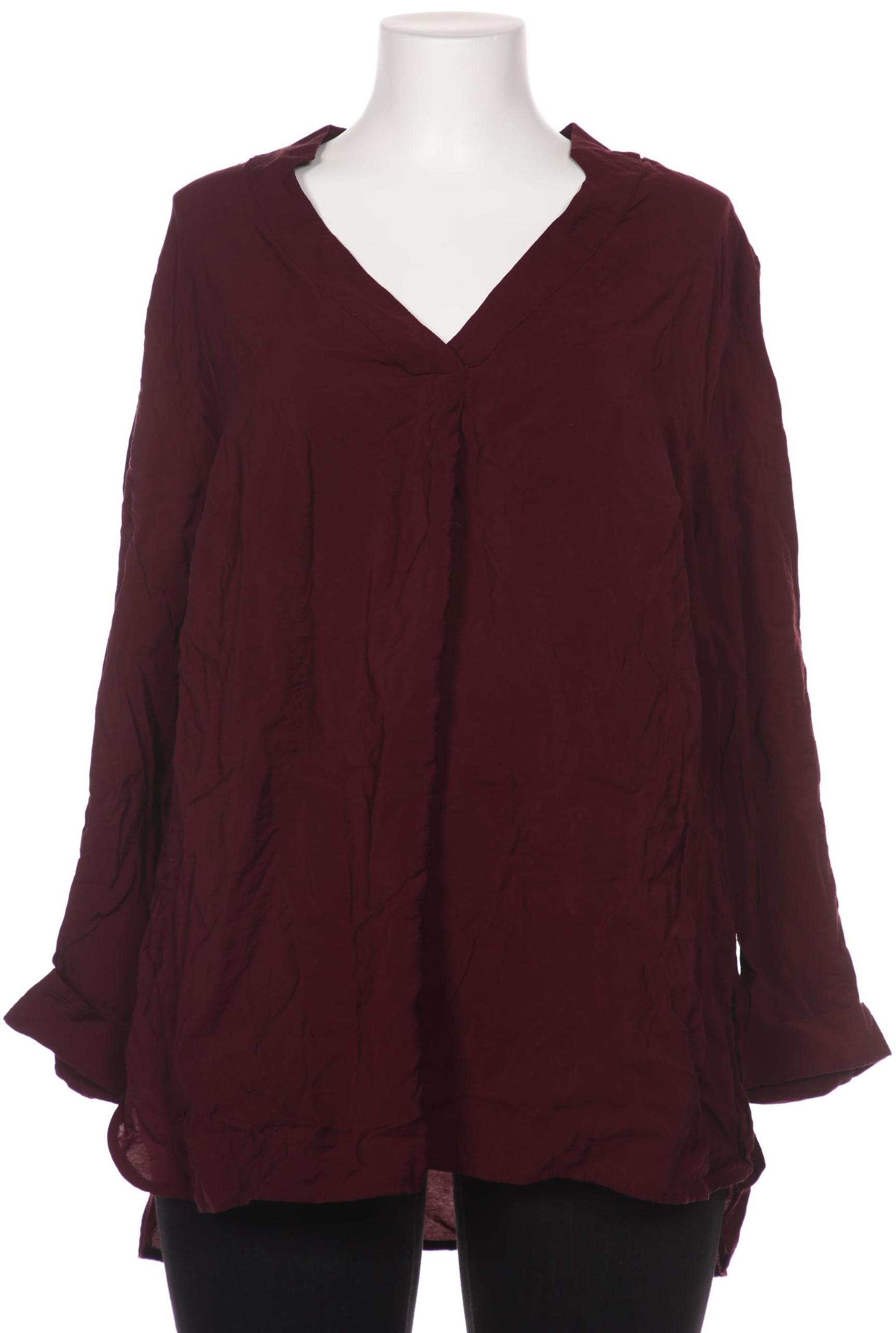 

Ulla Popken Damen Bluse, bordeaux, Gr. 50