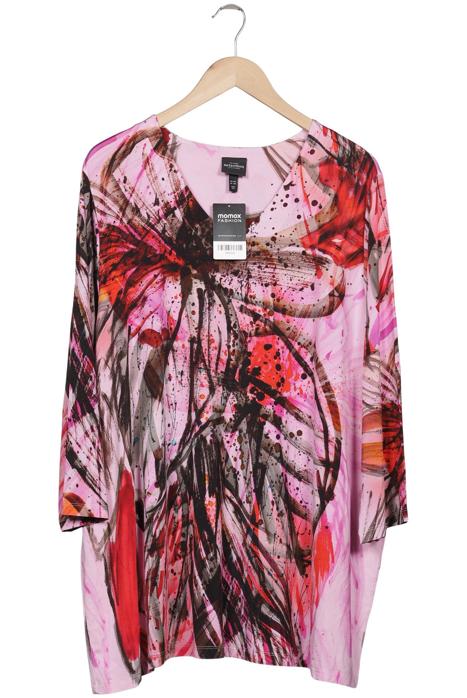 

Ulla Popken Damen Langarmshirt, pink, Gr. 58