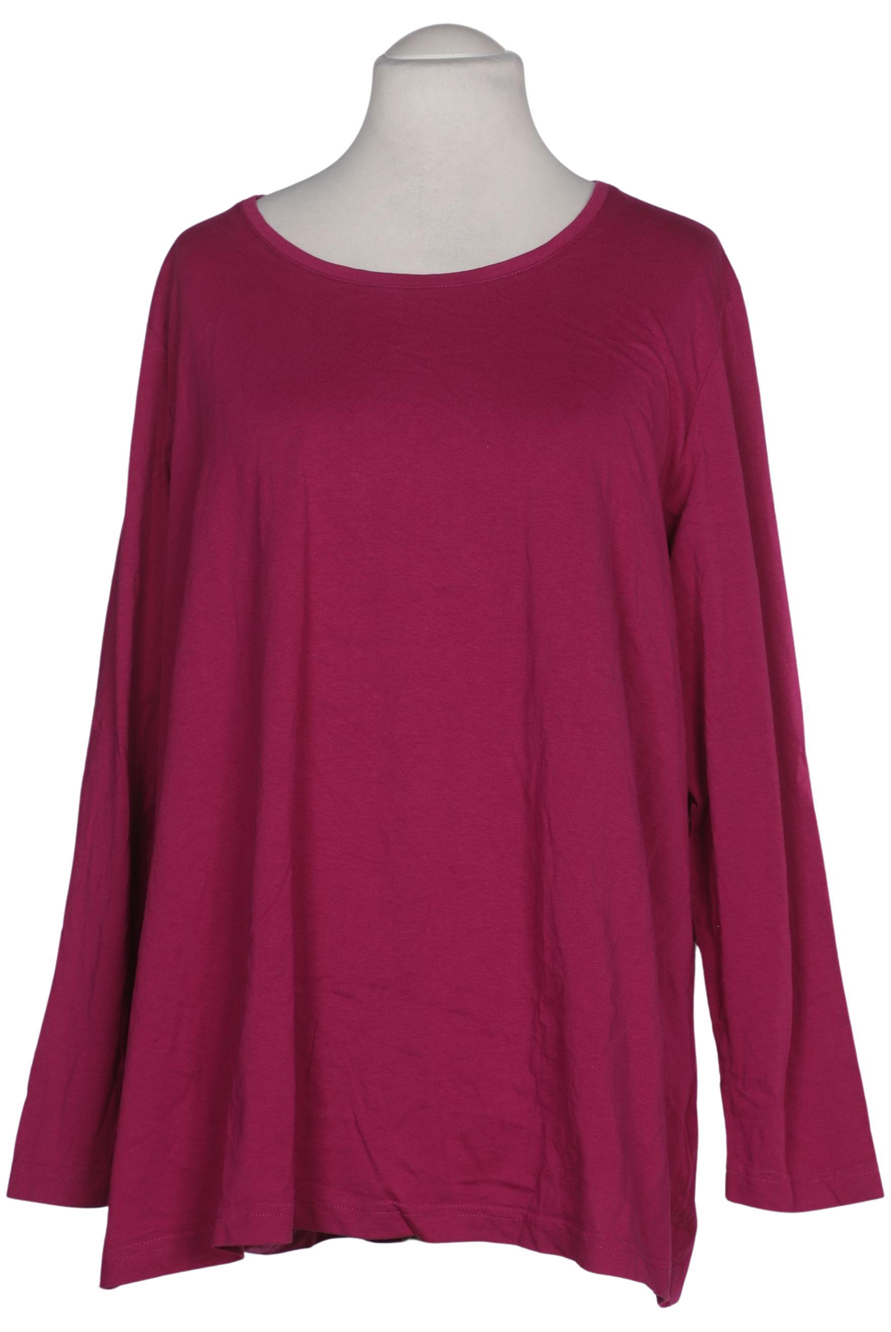 

Ulla Popken Damen Langarmshirt, pink, Gr. 54