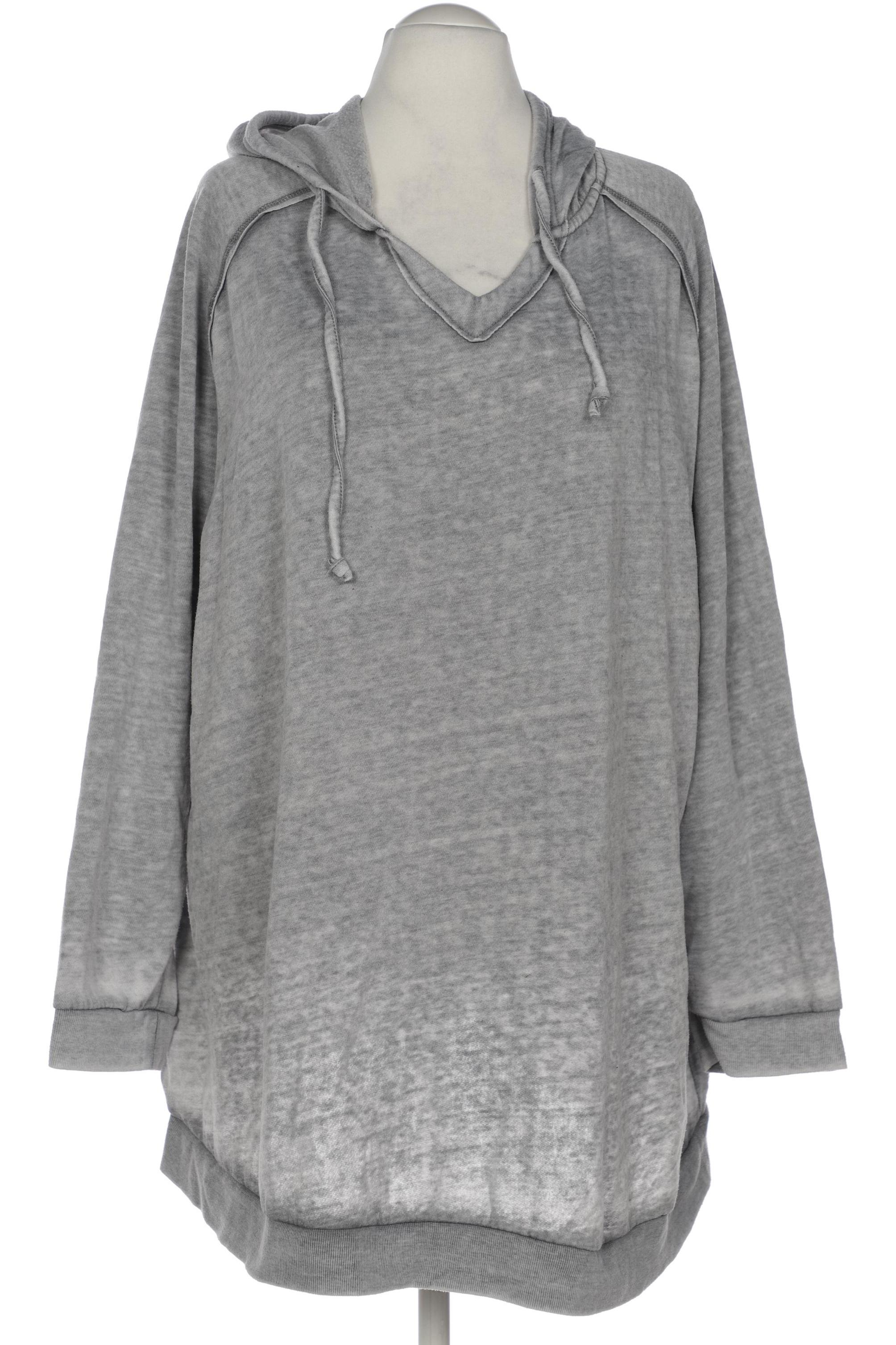 

Ulla Popken Damen Kapuzenpullover, grau, Gr. 54