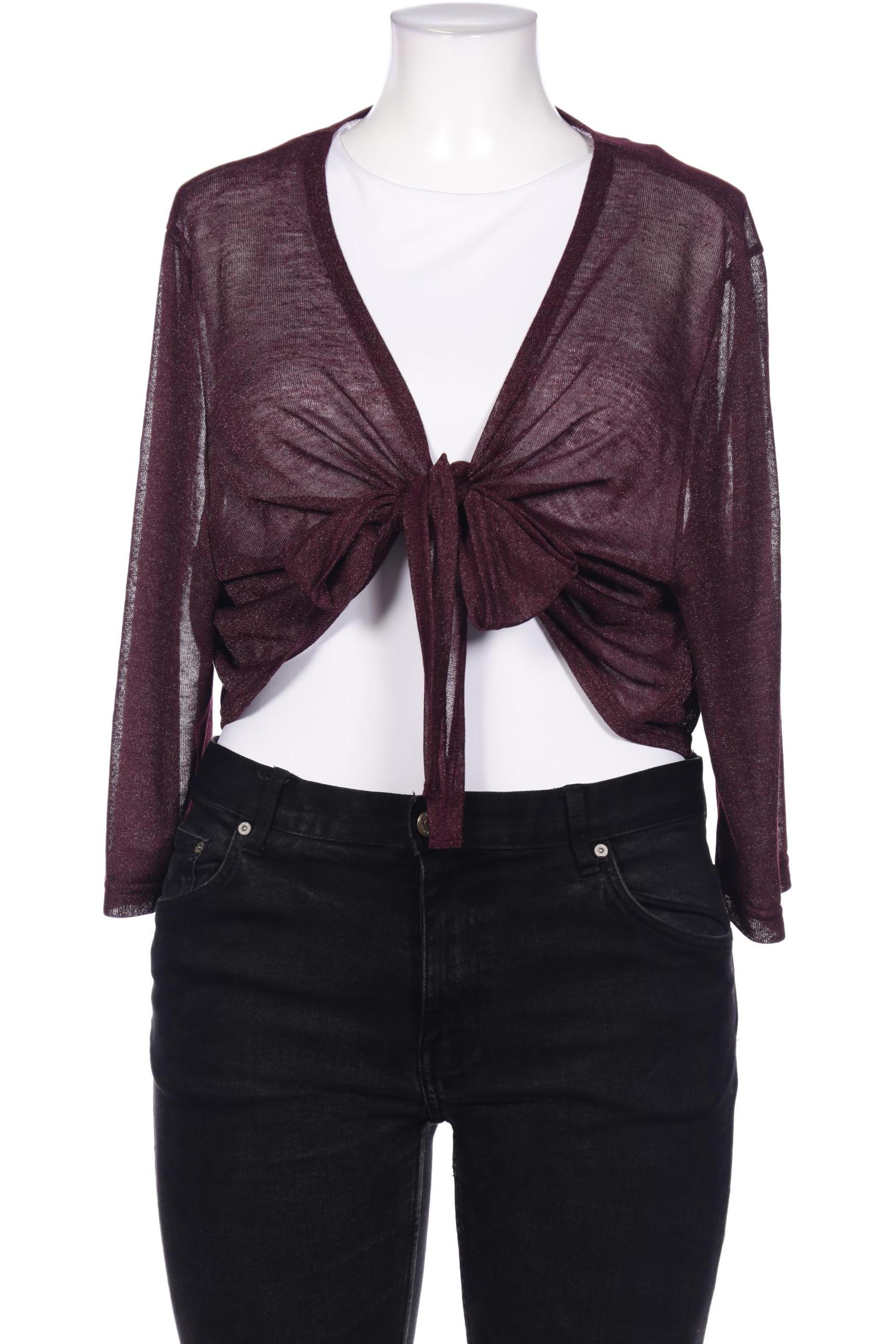 

Ulla Popken Damen Strickjacke, bordeaux, Gr. 48