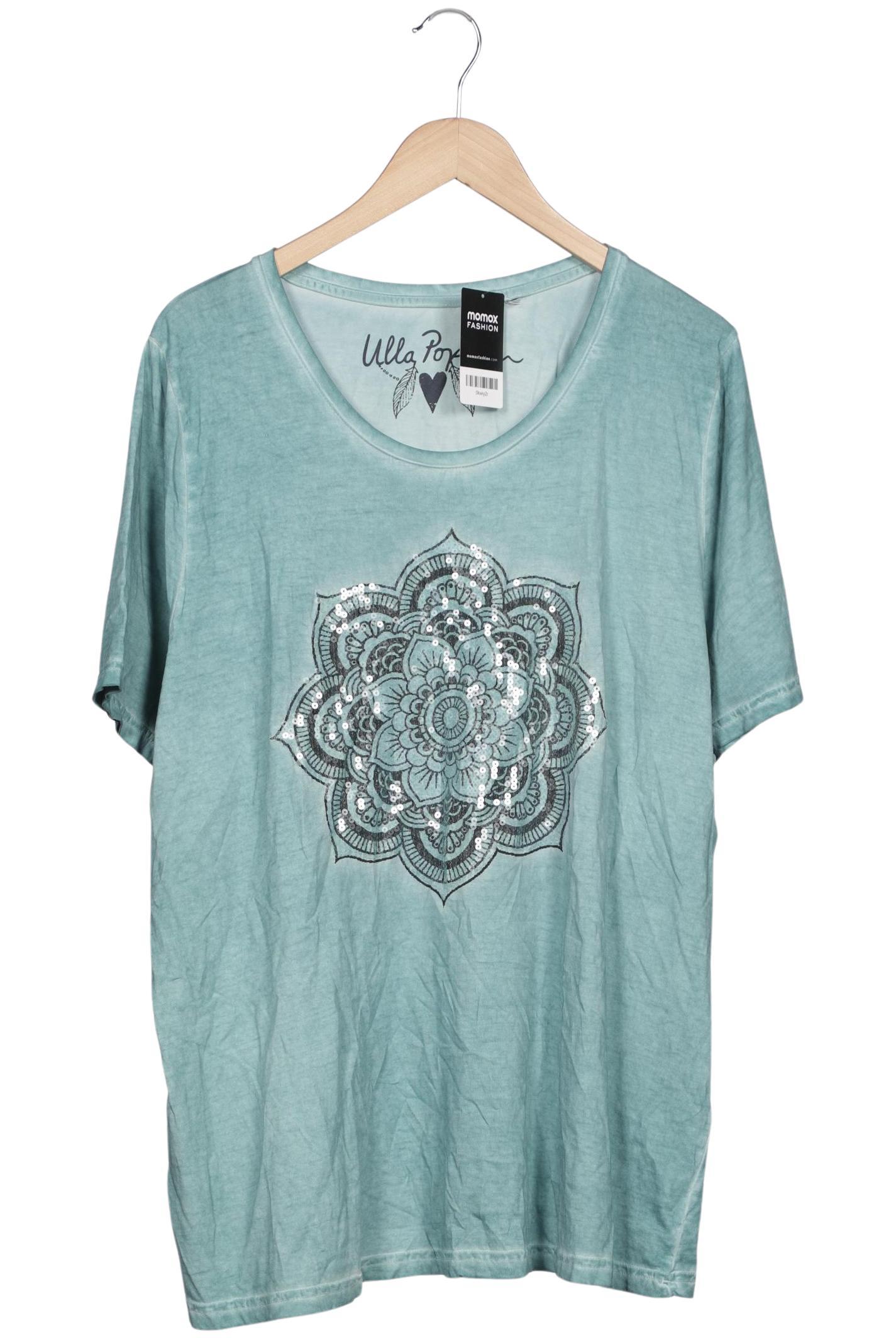 

Ulla Popken Damen T-Shirt, türkis, Gr. 56