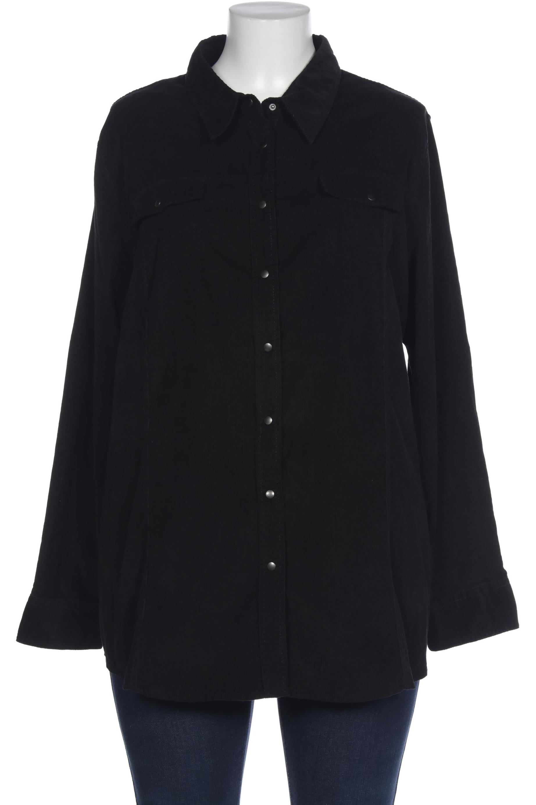 

Ulla Popken Damen Bluse, schwarz, Gr. 46