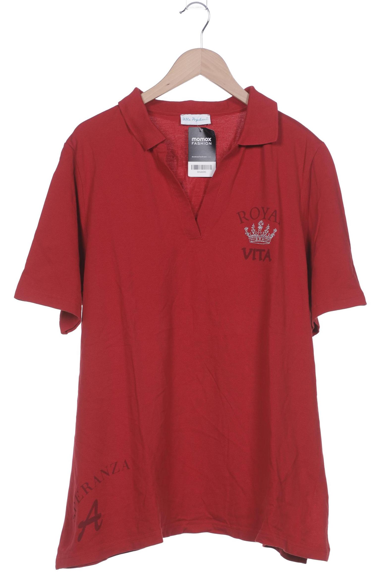 

Ulla Popken Damen Poloshirt, rot, Gr. 50