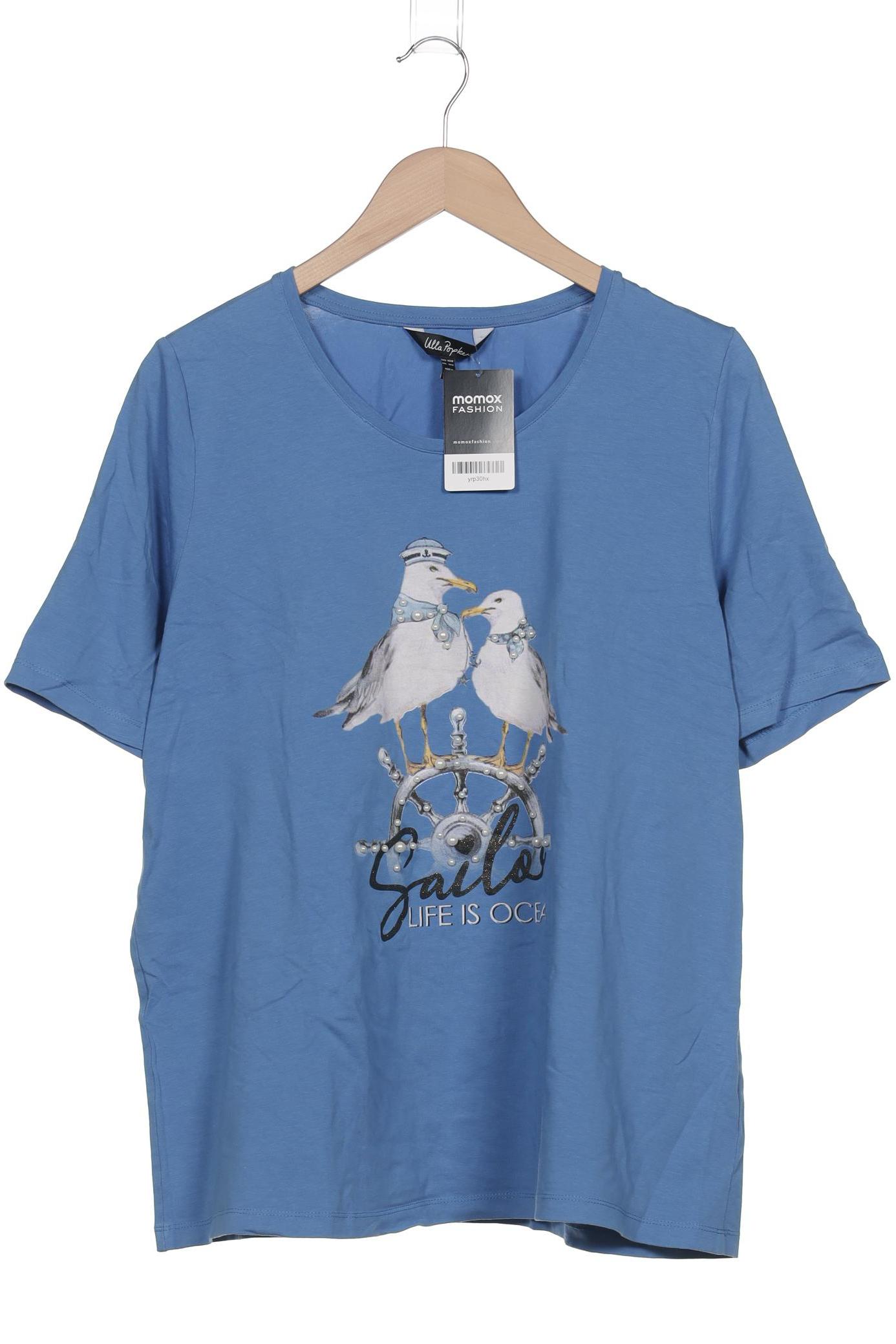 

Ulla Popken Damen T-Shirt, blau, Gr. 46