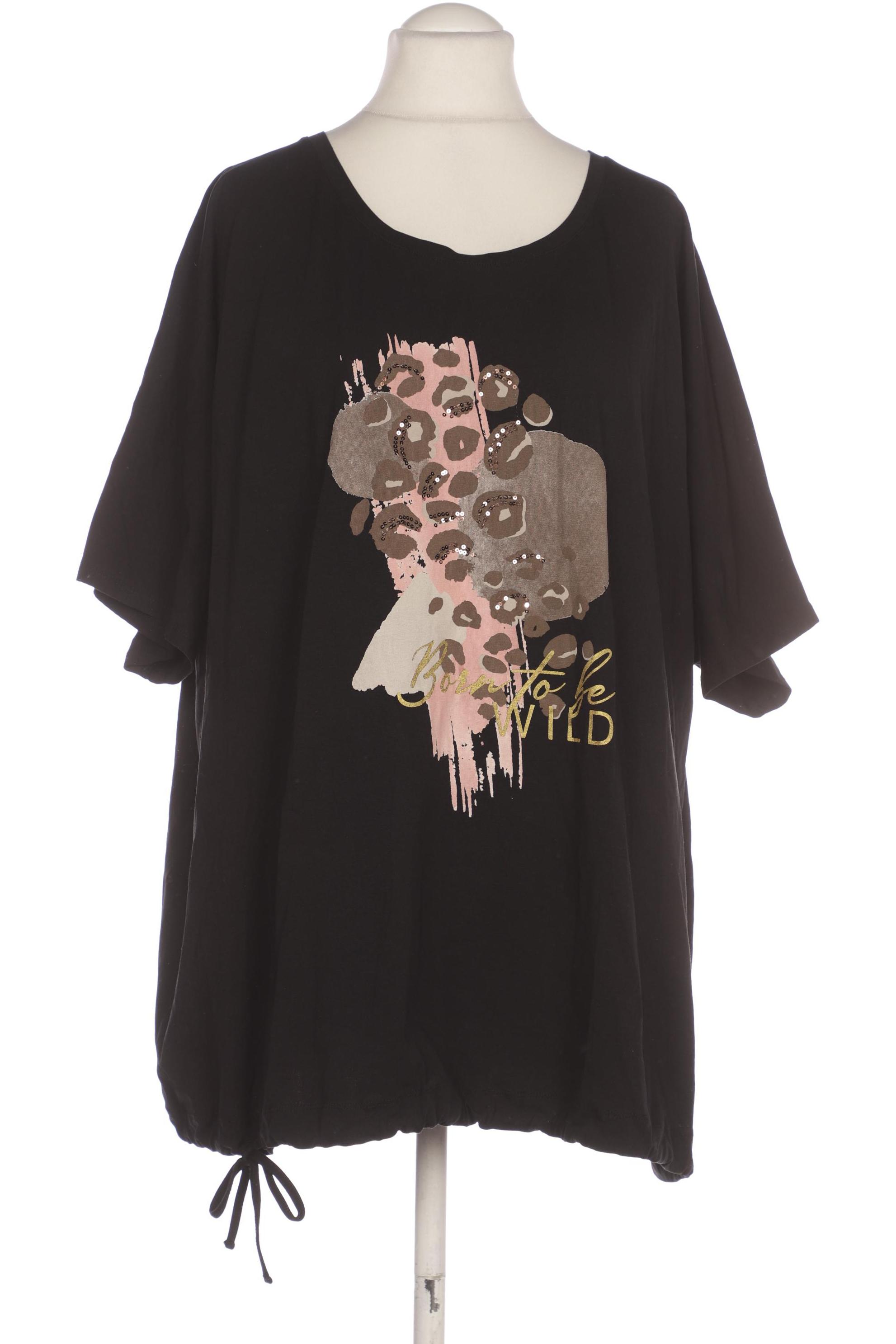 

Ulla Popken Damen T-Shirt, schwarz, Gr. 56