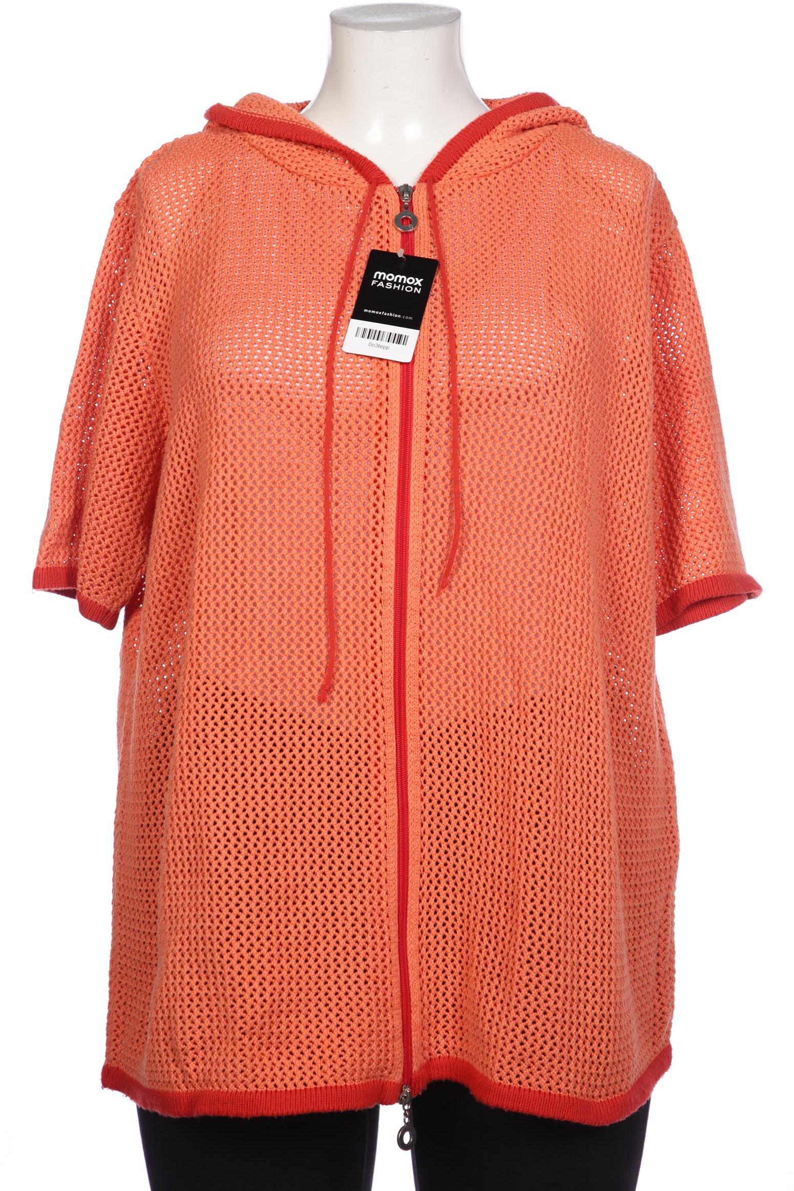 

Ulla Popken Damen Strickjacke, orange, Gr. 46