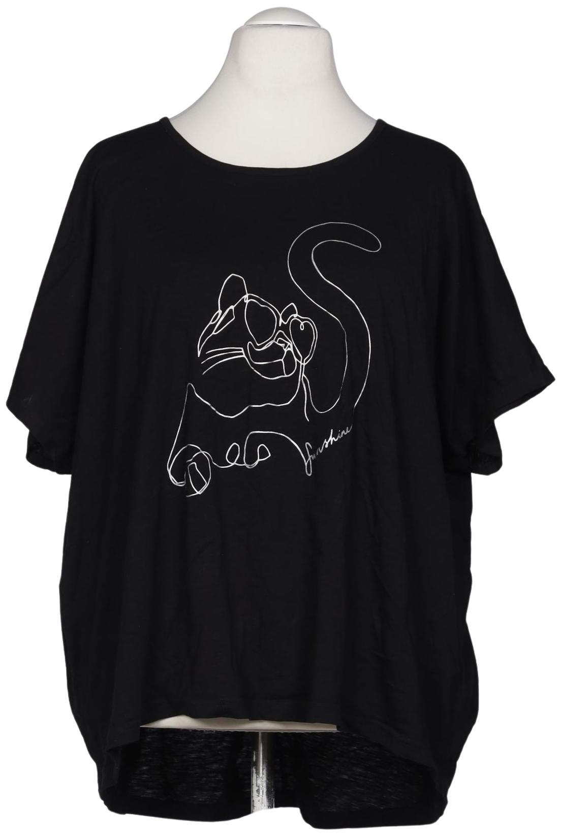 

Ulla Popken Damen T-Shirt, schwarz, Gr. 60