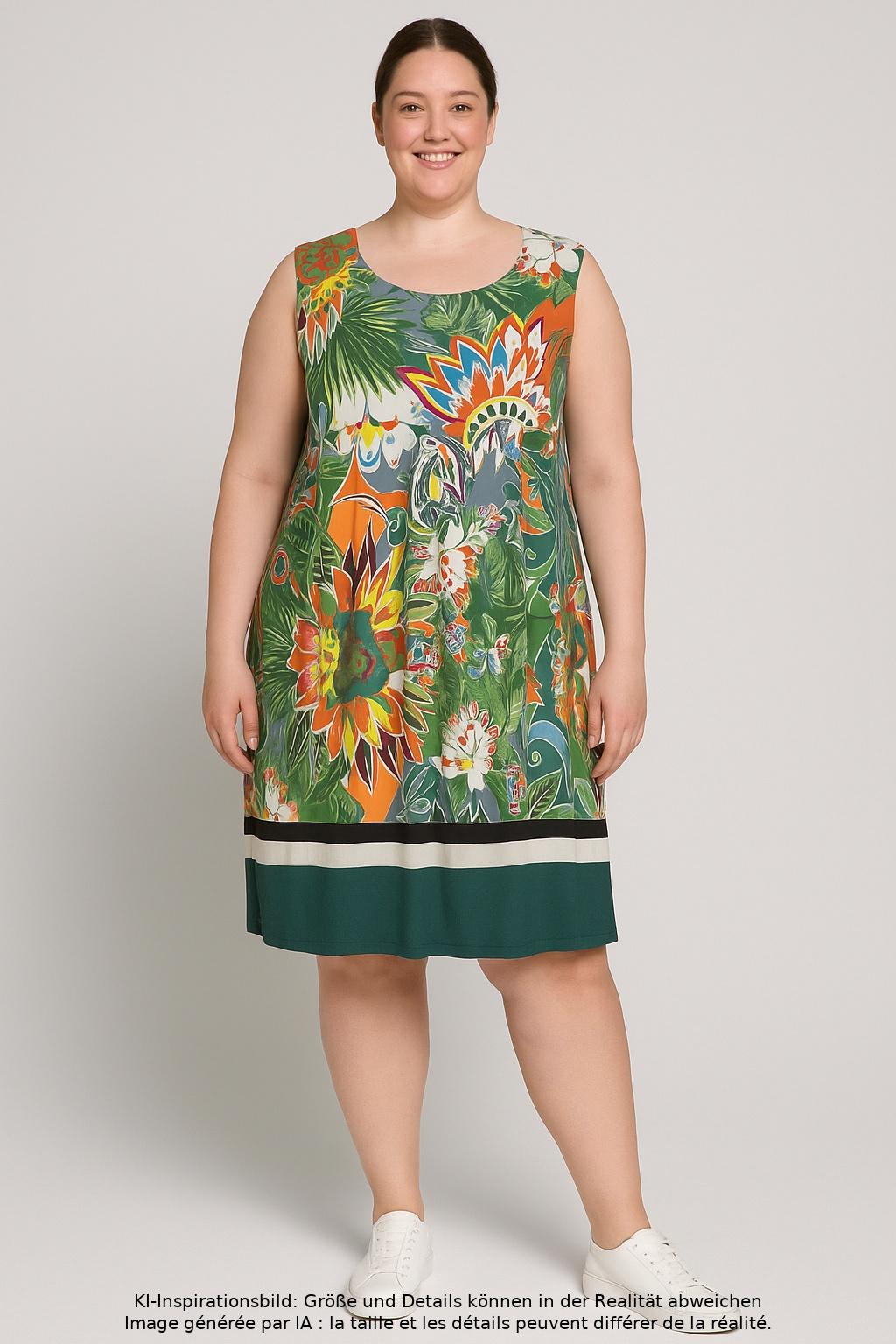 

Ulla Popken Damen Kleid, mehrfarbig, Gr. 50