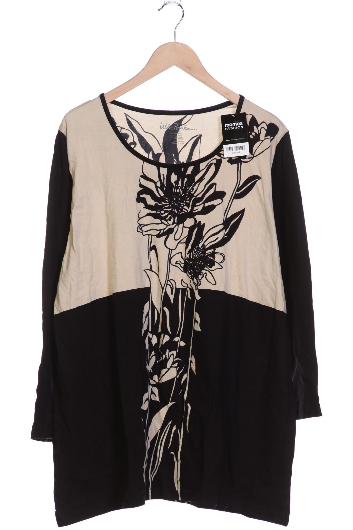 

Ulla Popken Damen Langarmshirt, beige, Gr. 50