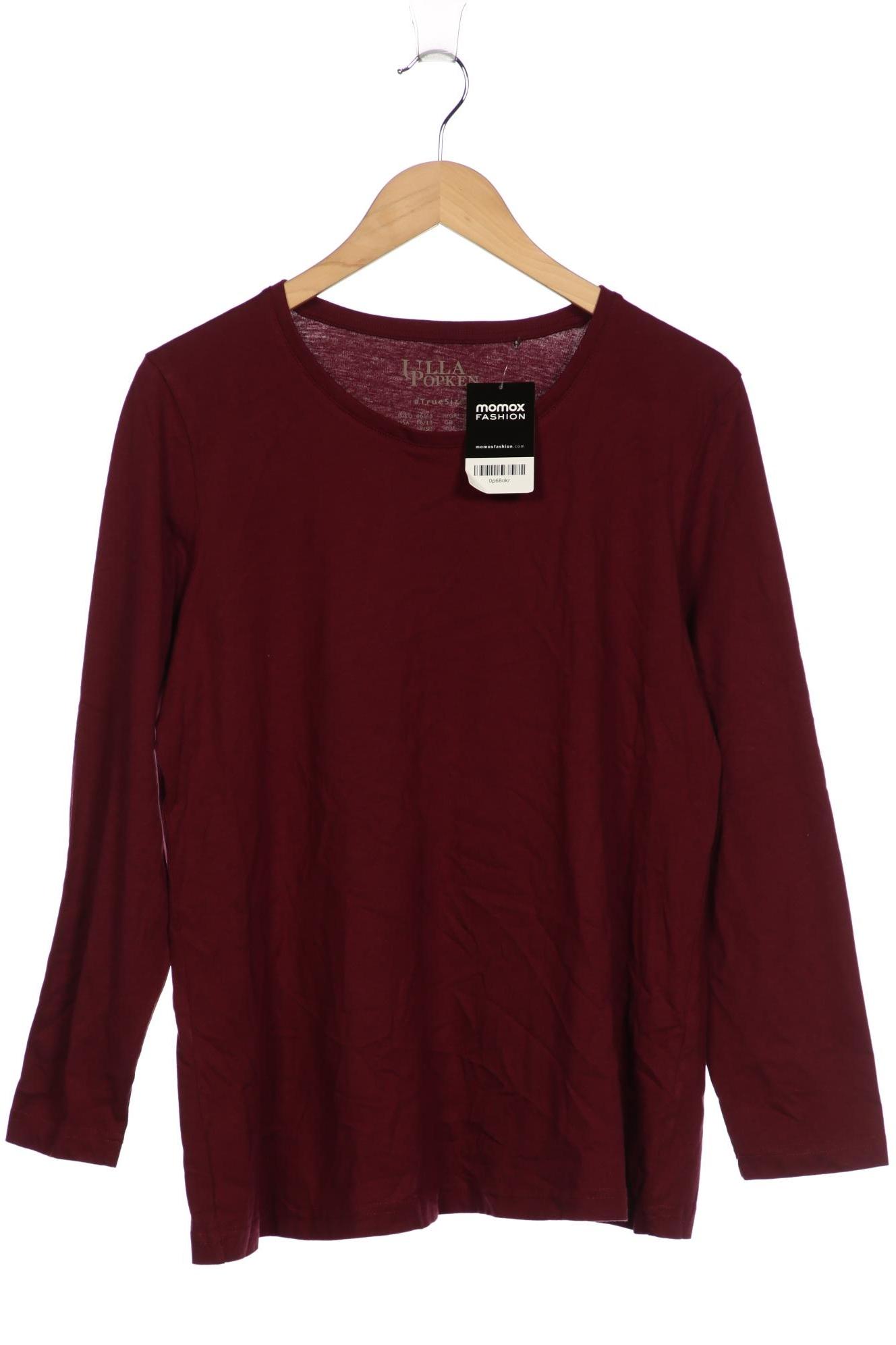 

Ulla Popken Damen Langarmshirt, bordeaux, Gr. 46