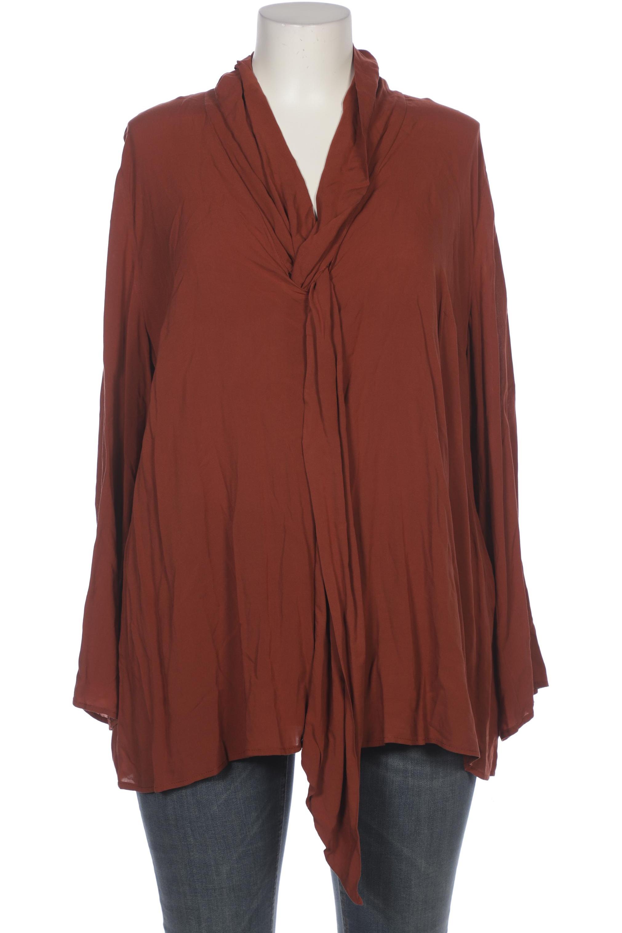 

Ulla Popken Damen Bluse, braun, Gr. 46
