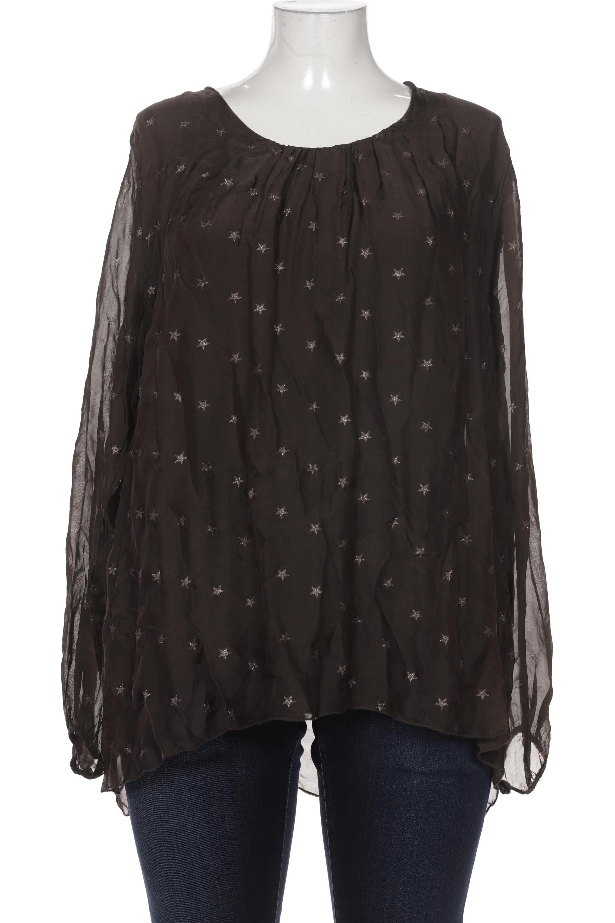 

Ulla Popken Damen Bluse, braun, Gr. 46