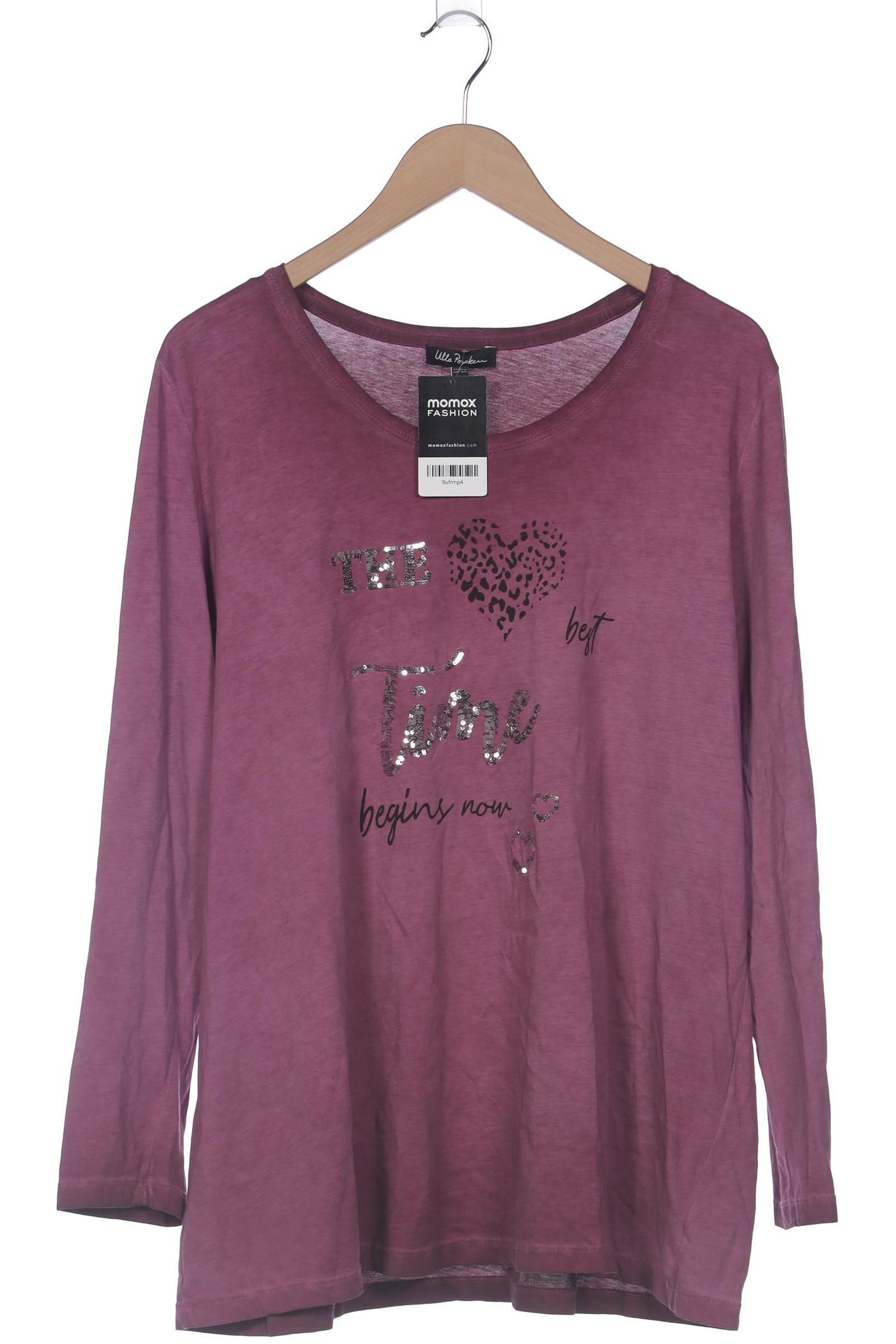 

Ulla Popken Damen Langarmshirt, bordeaux, Gr. 46