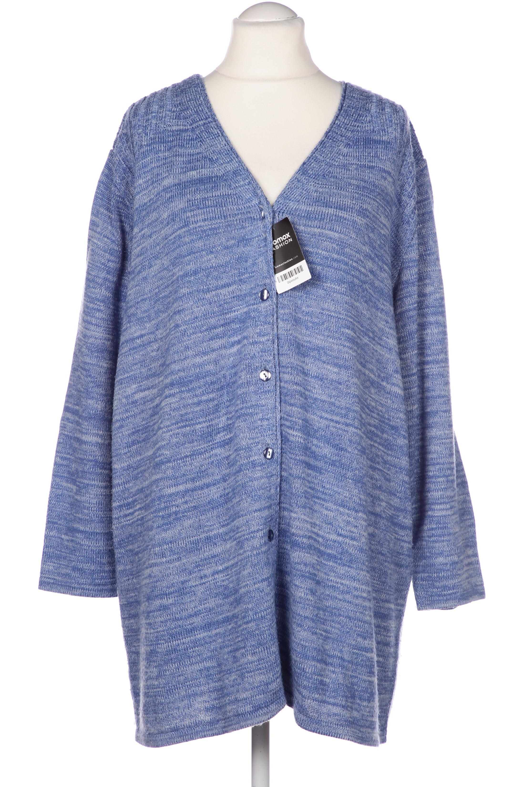 

Ulla Popken Damen Strickjacke, blau, Gr. 56