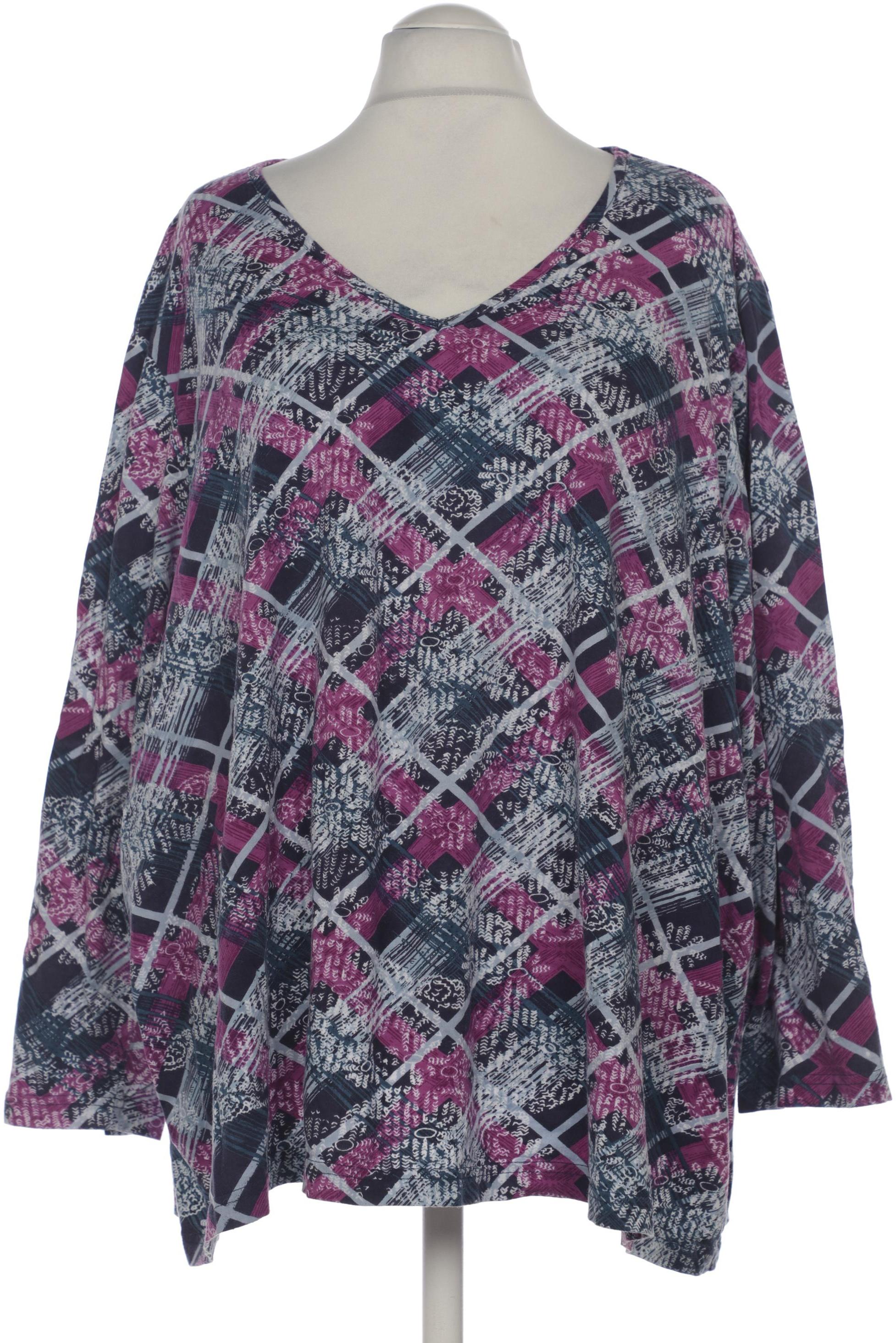 

Ulla Popken Damen Langarmshirt, mehrfarbig, Gr. 62