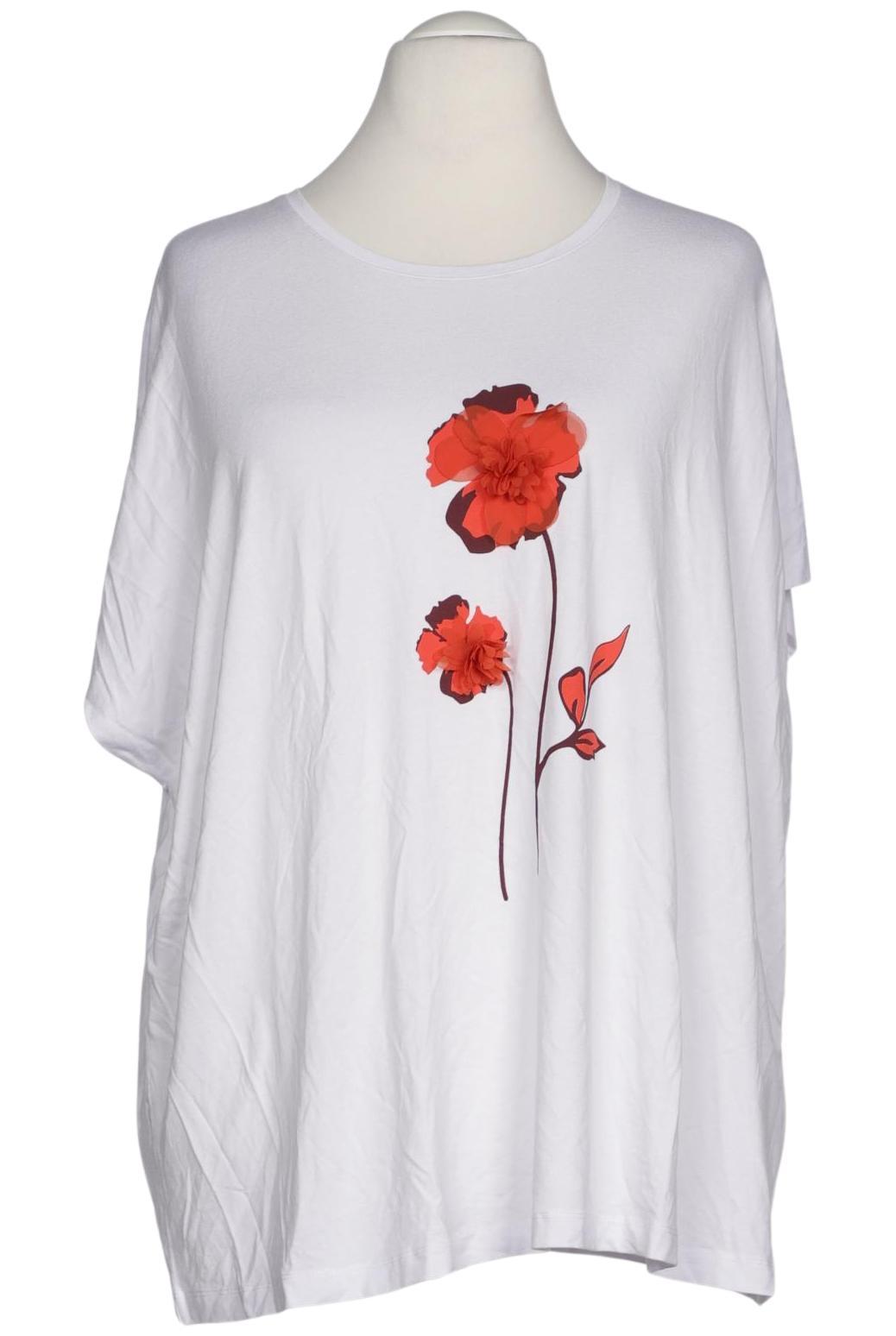 

Ulla Popken Damen T-Shirt, weiß, Gr. 54