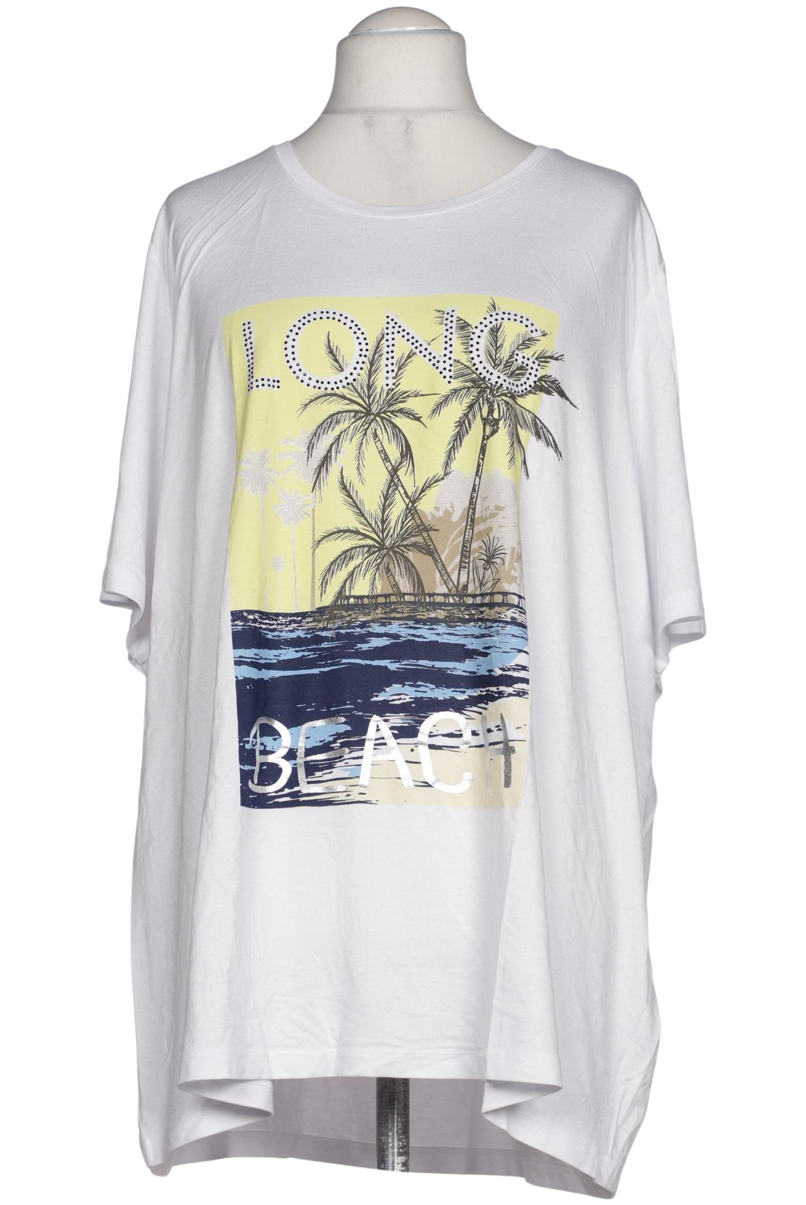 

Ulla Popken Damen T-Shirt, weiß, Gr. 54