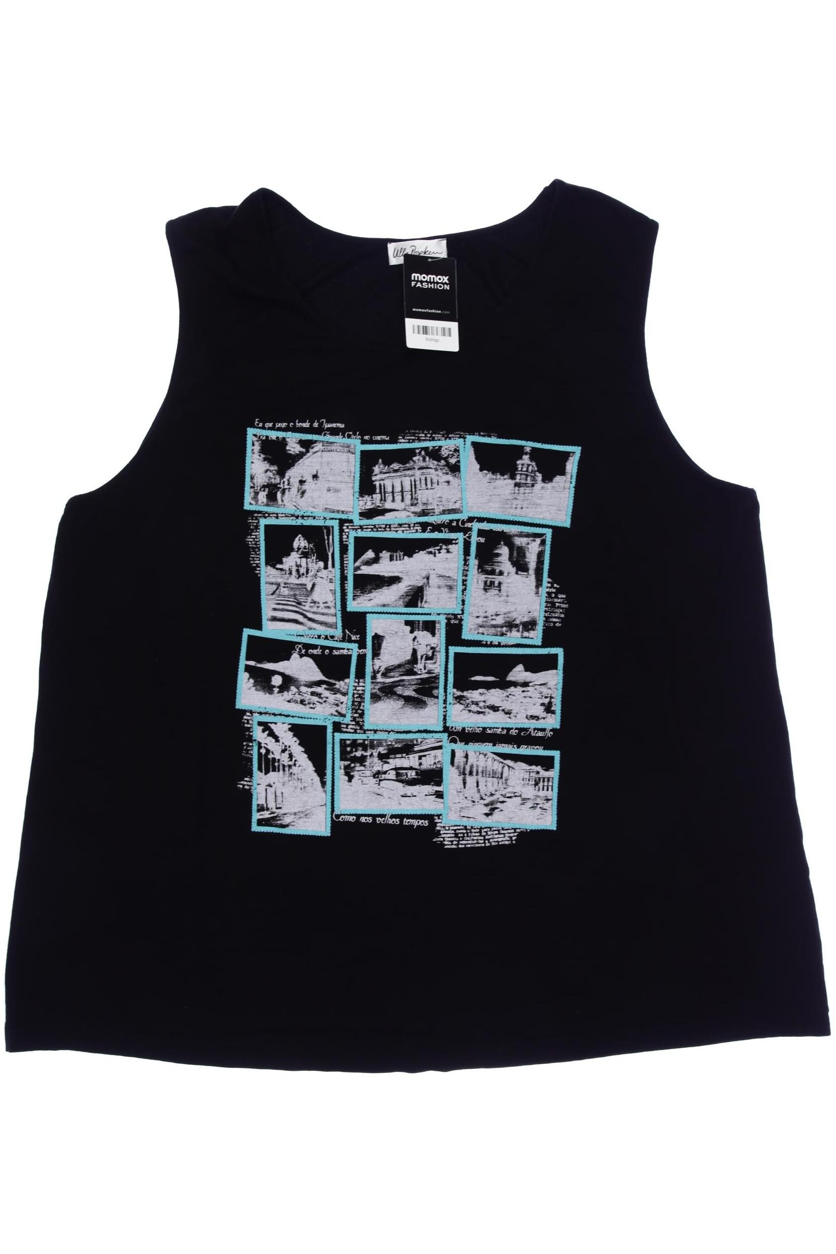 

Ulla Popken Damen Top, schwarz, Gr. 48