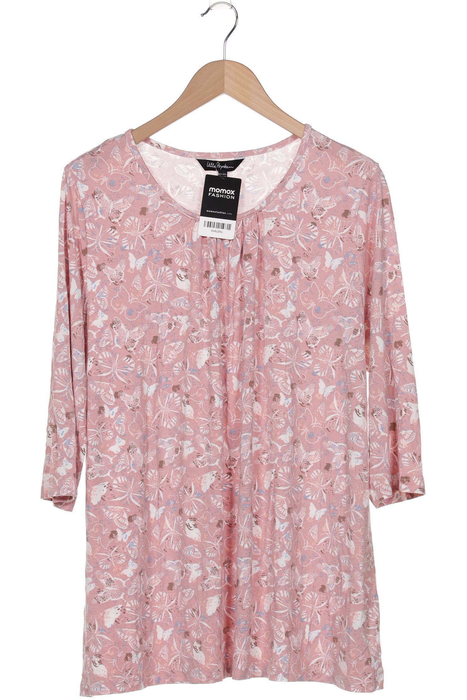 

Ulla Popken Damen Langarmshirt, pink, Gr. 46