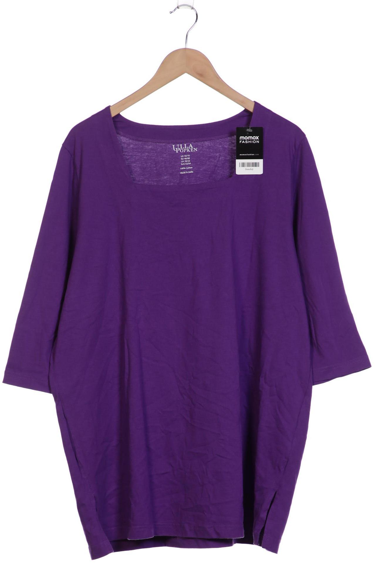 

Ulla Popken Damen Langarmshirt, flieder, Gr. 46