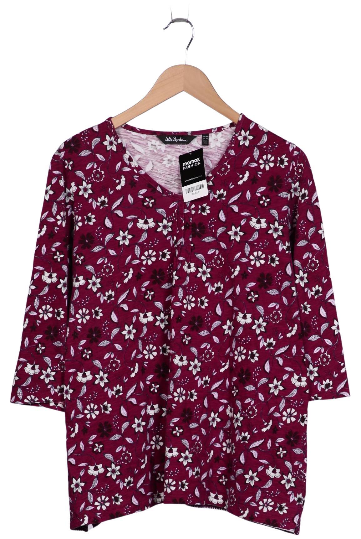 

Ulla Popken Damen Langarmshirt, bordeaux, Gr. 42