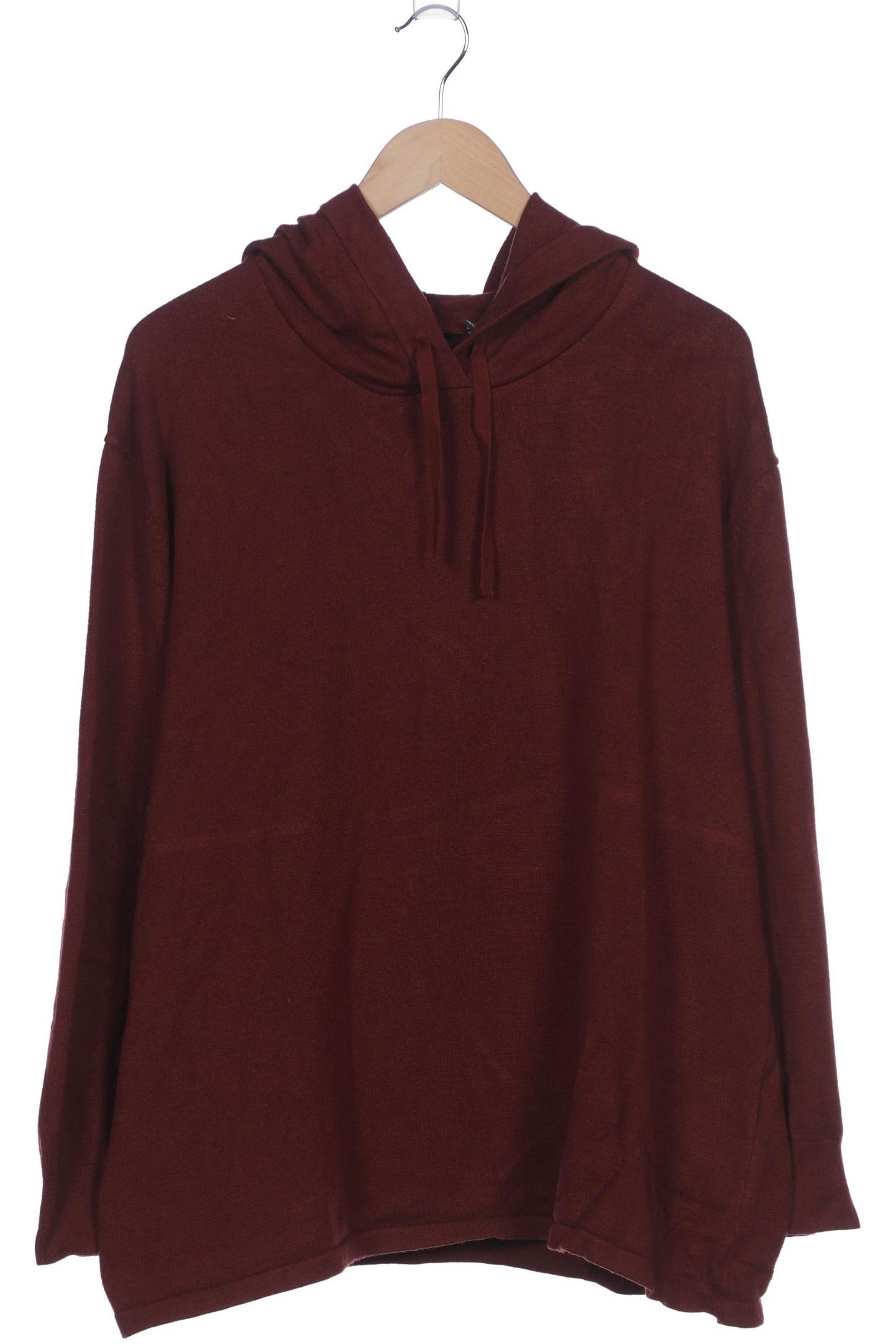 

Ulla Popken Damen Kapuzenpullover, bordeaux, Gr. 46