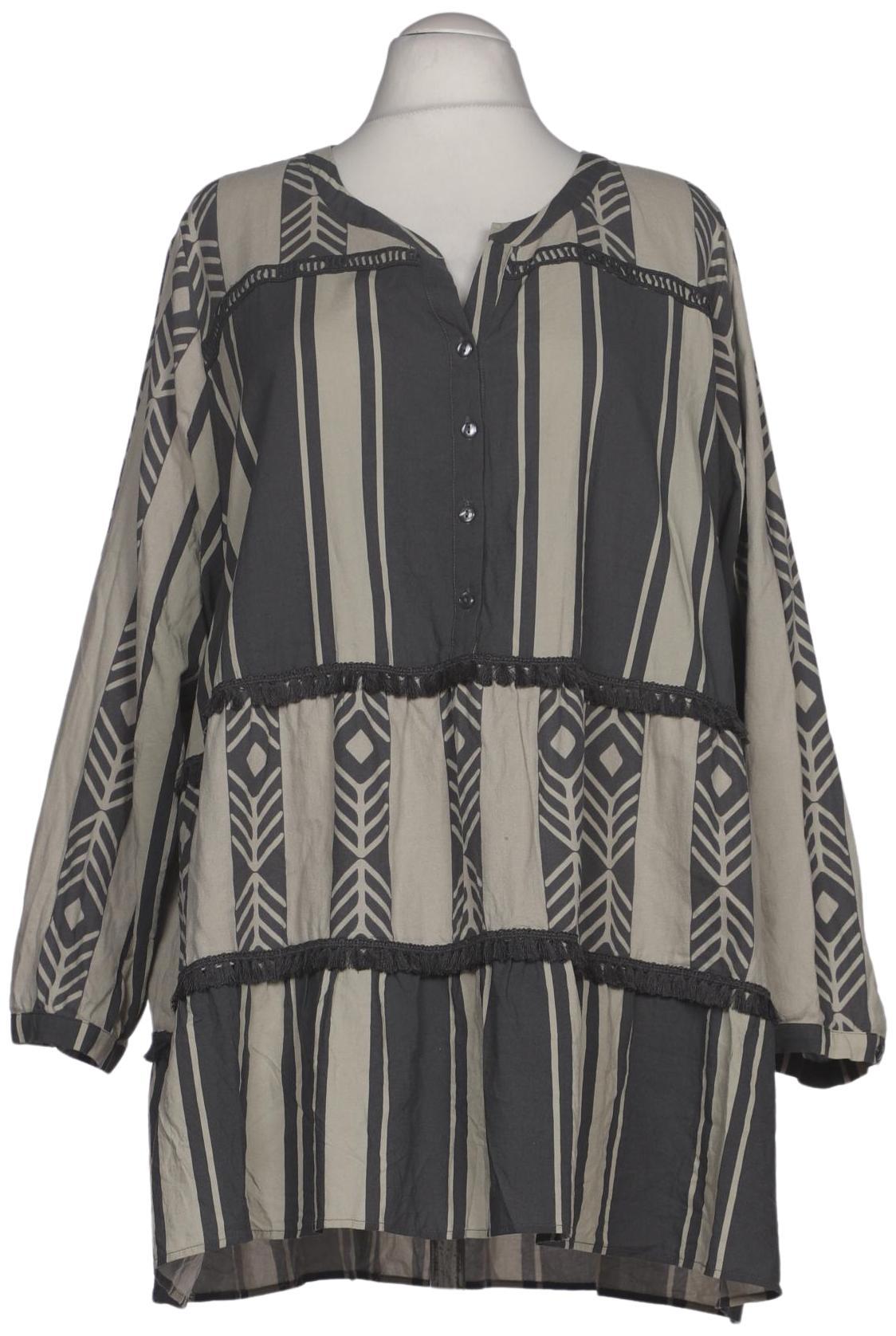 

Ulla Popken Damen Bluse, grau, Gr. 54