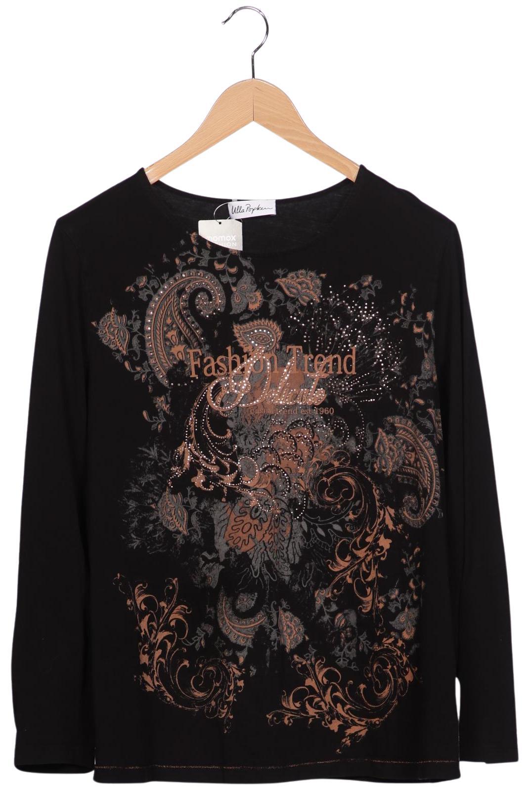 

Ulla Popken Damen Langarmshirt, schwarz, Gr. 46