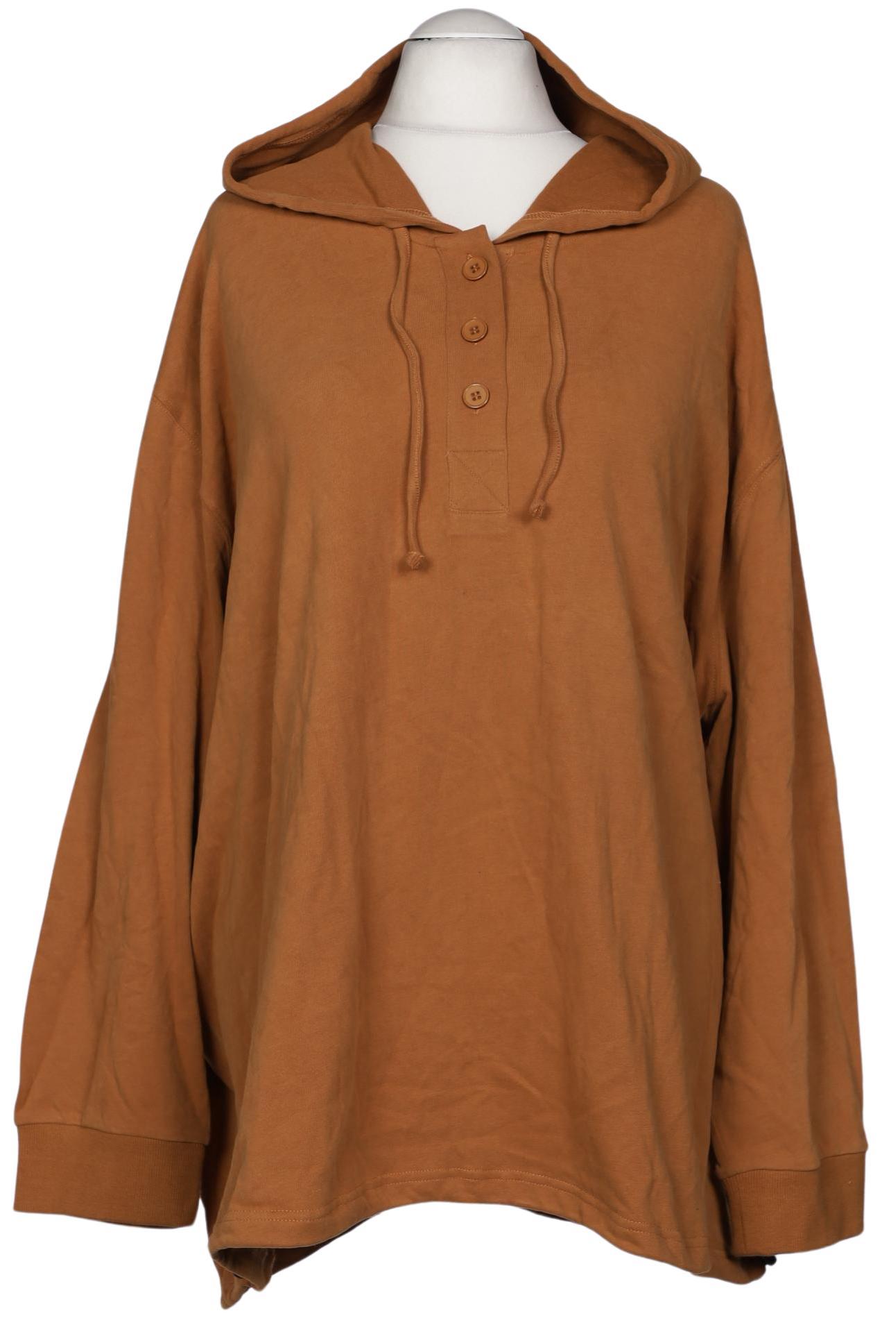 

Ulla Popken Damen Kapuzenpullover, braun, Gr. 62