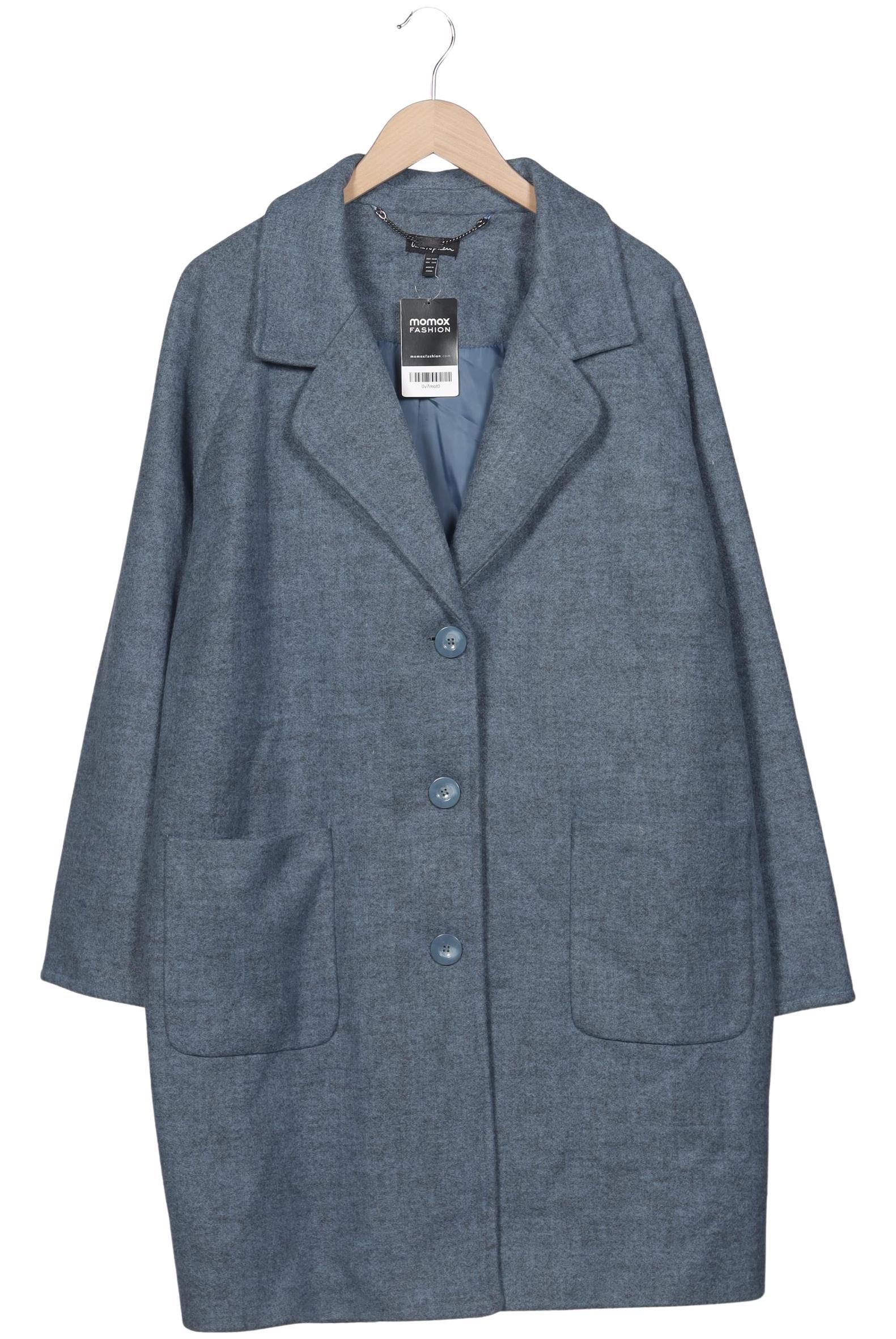 

Ulla Popken Damen Mantel, blau, Gr. 46