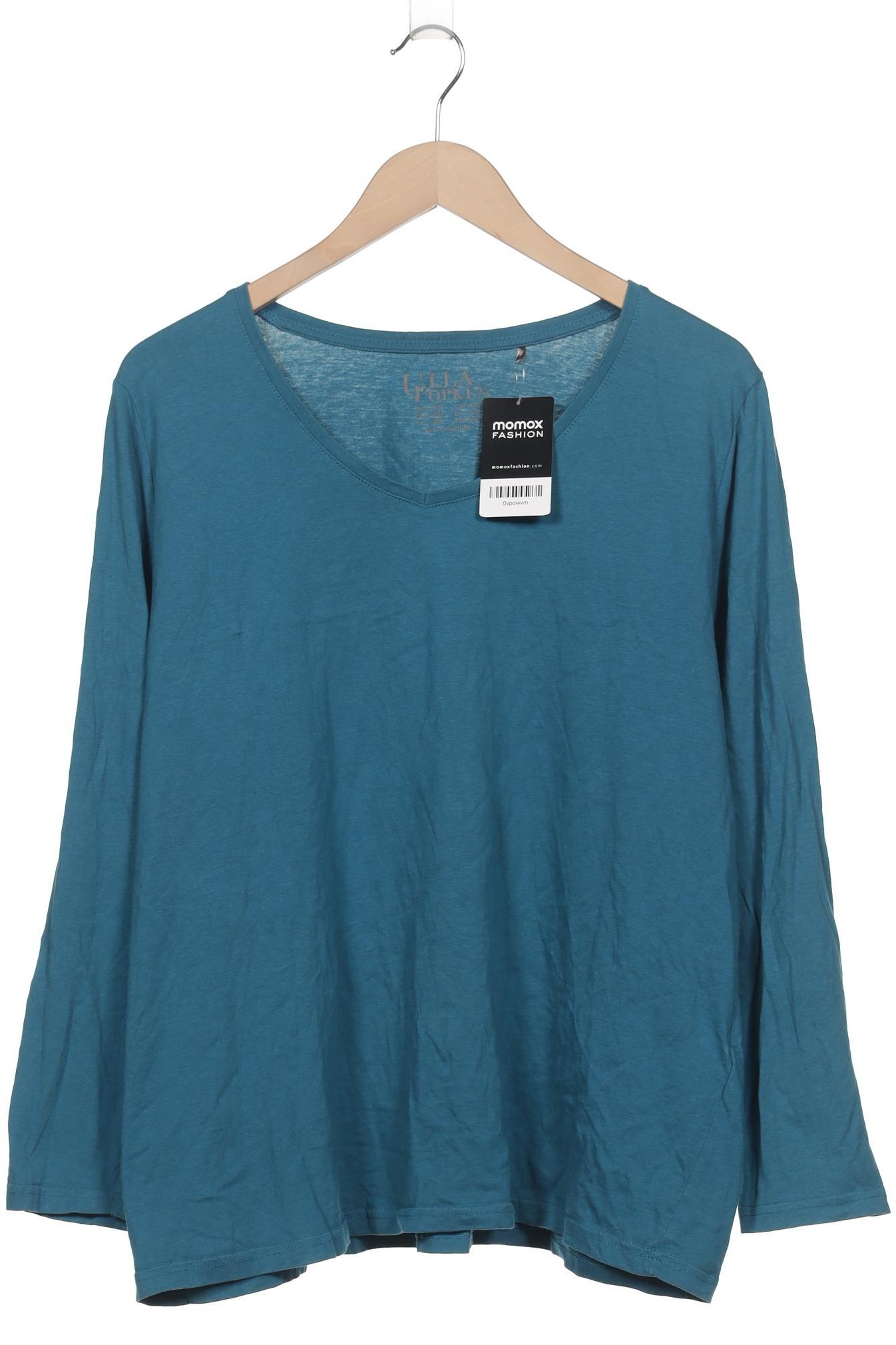 

Ulla Popken Damen Langarmshirt, blau, Gr. 50