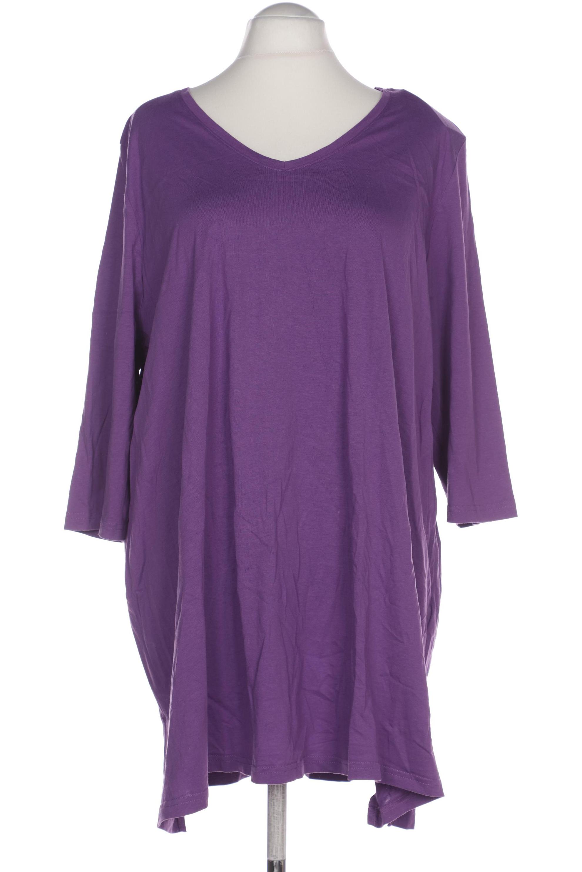 

Ulla Popken Damen Langarmshirt, flieder, Gr. 54