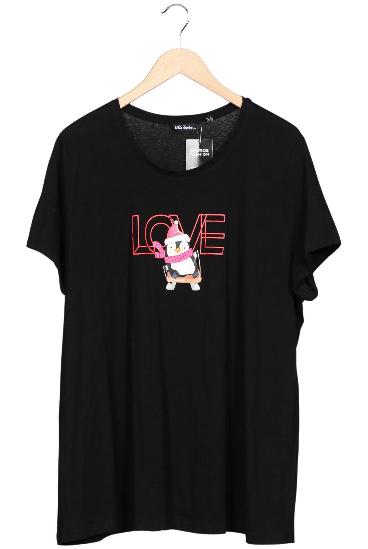 

Ulla Popken Damen T-Shirt, schwarz, Gr. 52