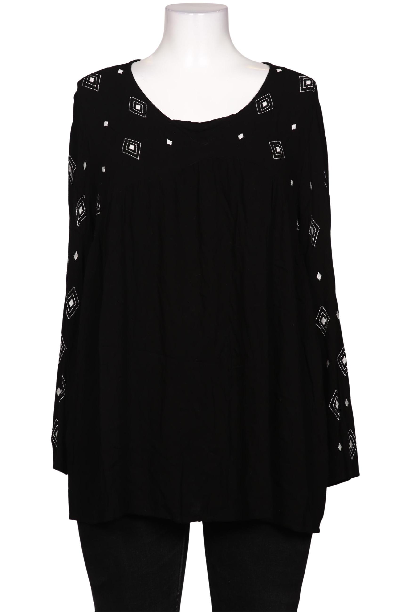 

Ulla Popken Damen Bluse, schwarz, Gr. 42