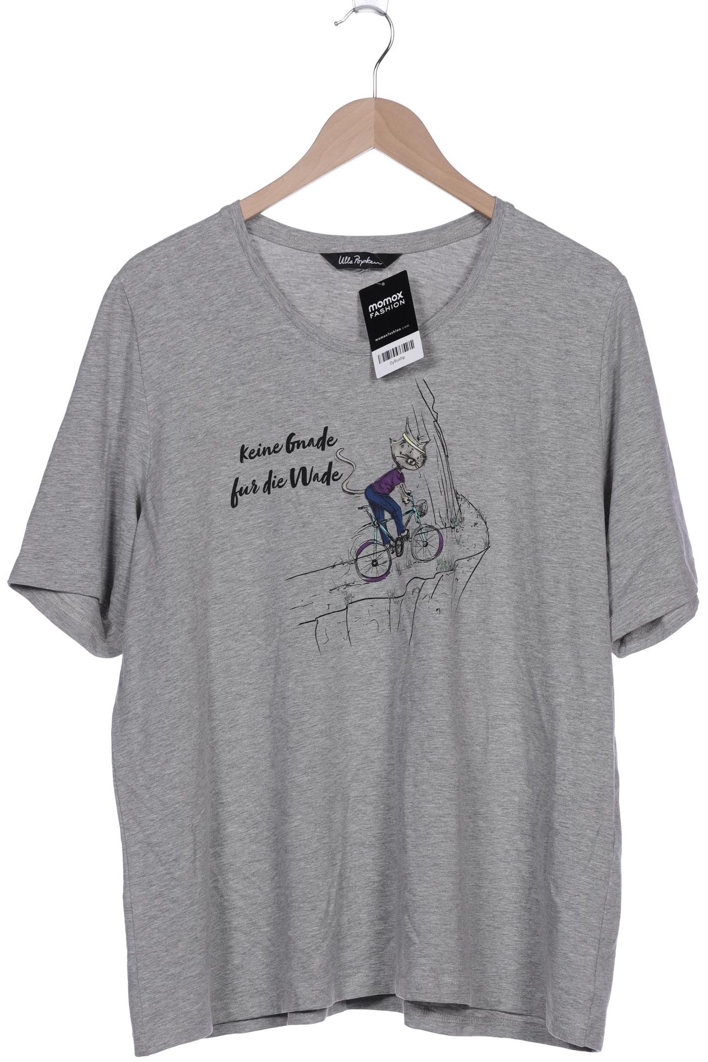 

Ulla Popken Damen T-Shirt, grau, Gr. 48