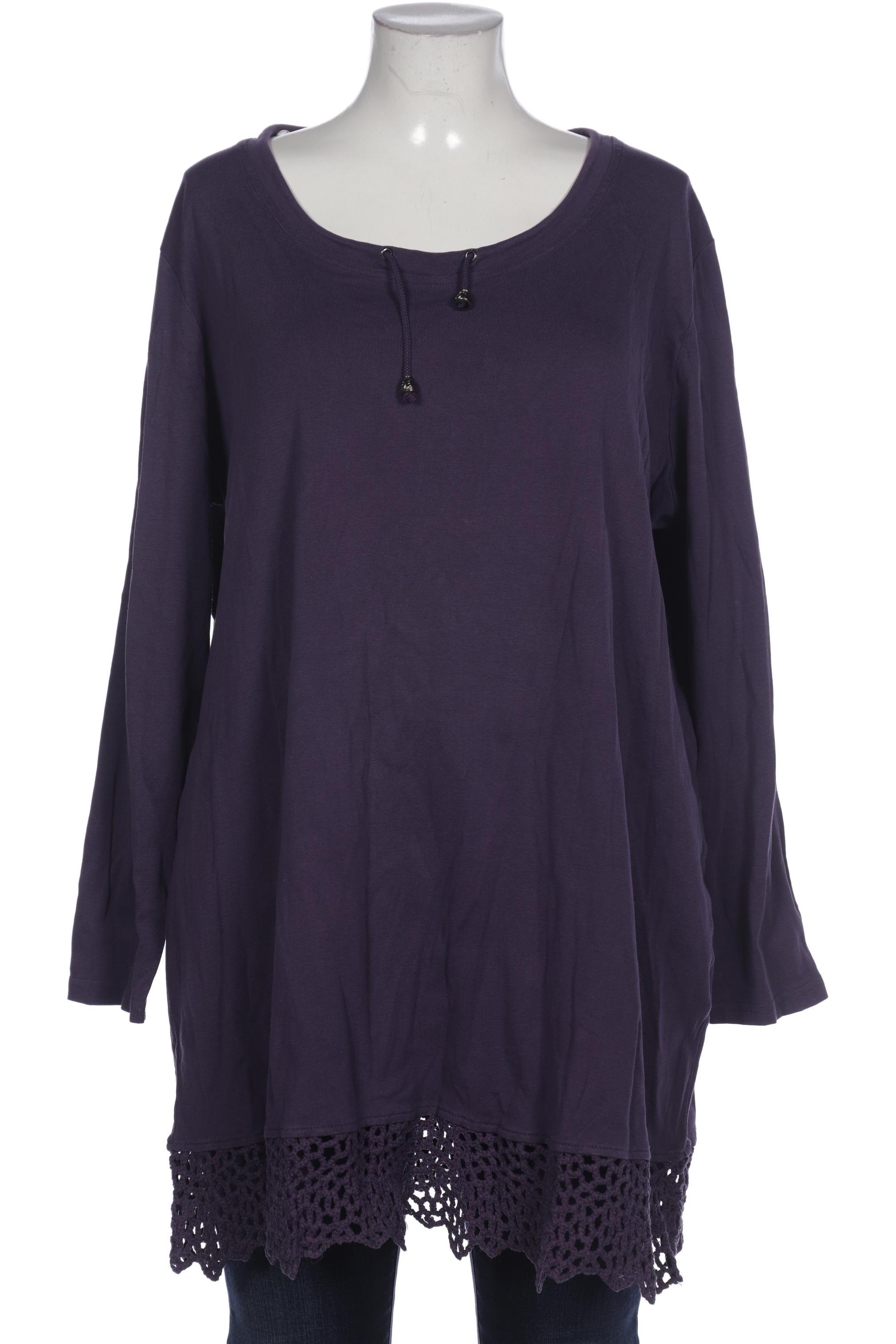 

Ulla Popken Damen Langarmshirt, flieder, Gr. 50