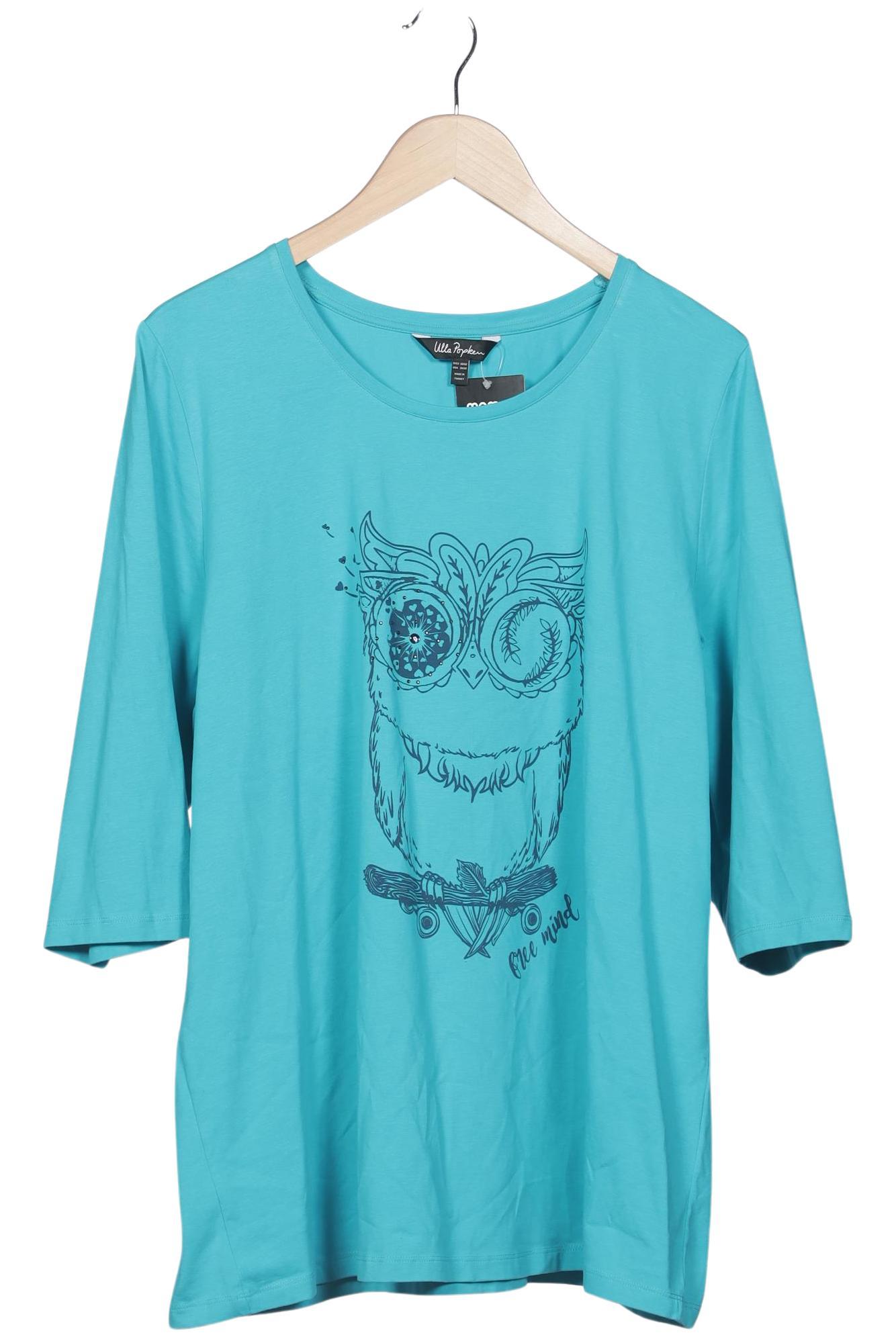 

Ulla Popken Damen T-Shirt, türkis, Gr. 50