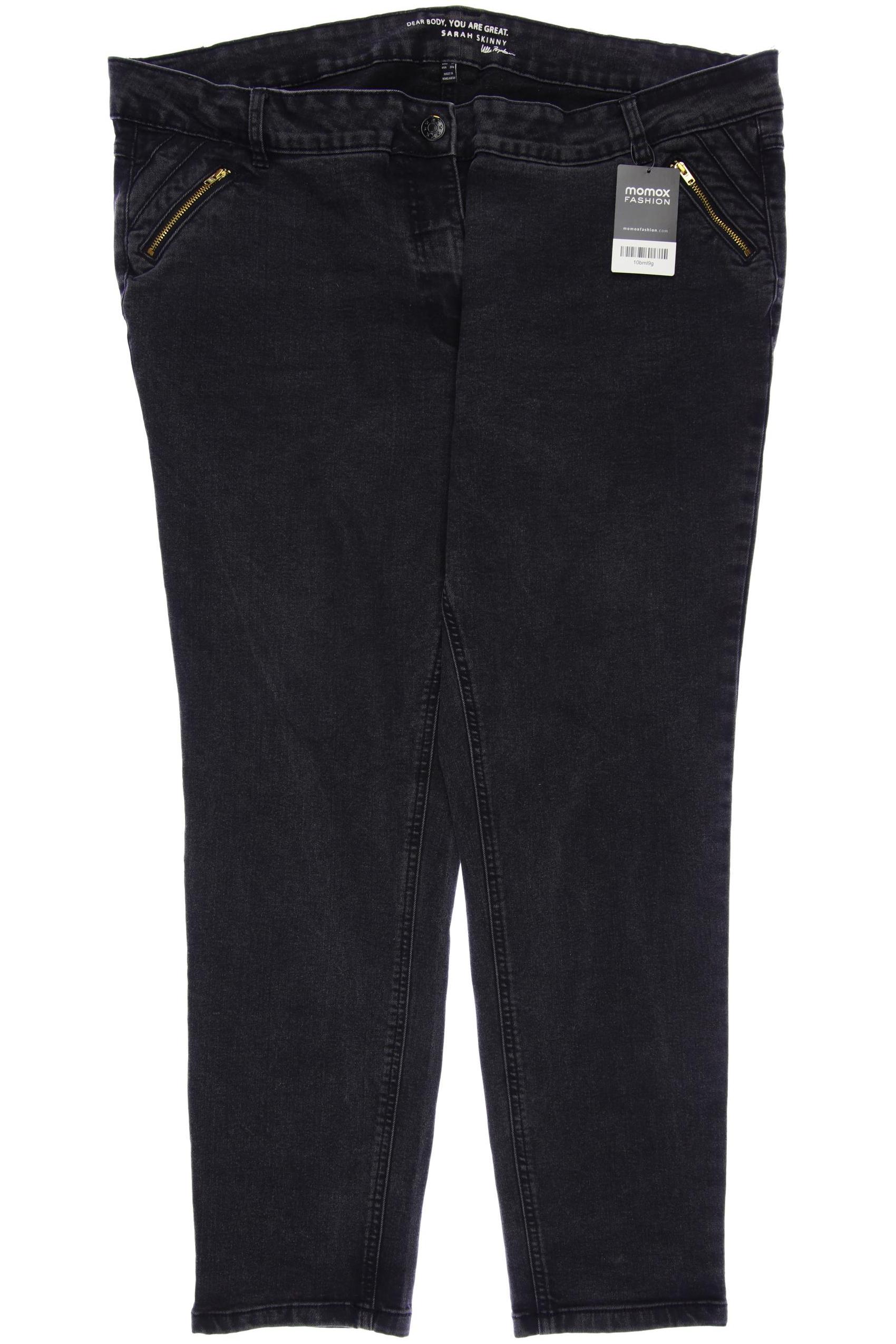 

Ulla Popken Damen Jeans, schwarz, Gr. 25
