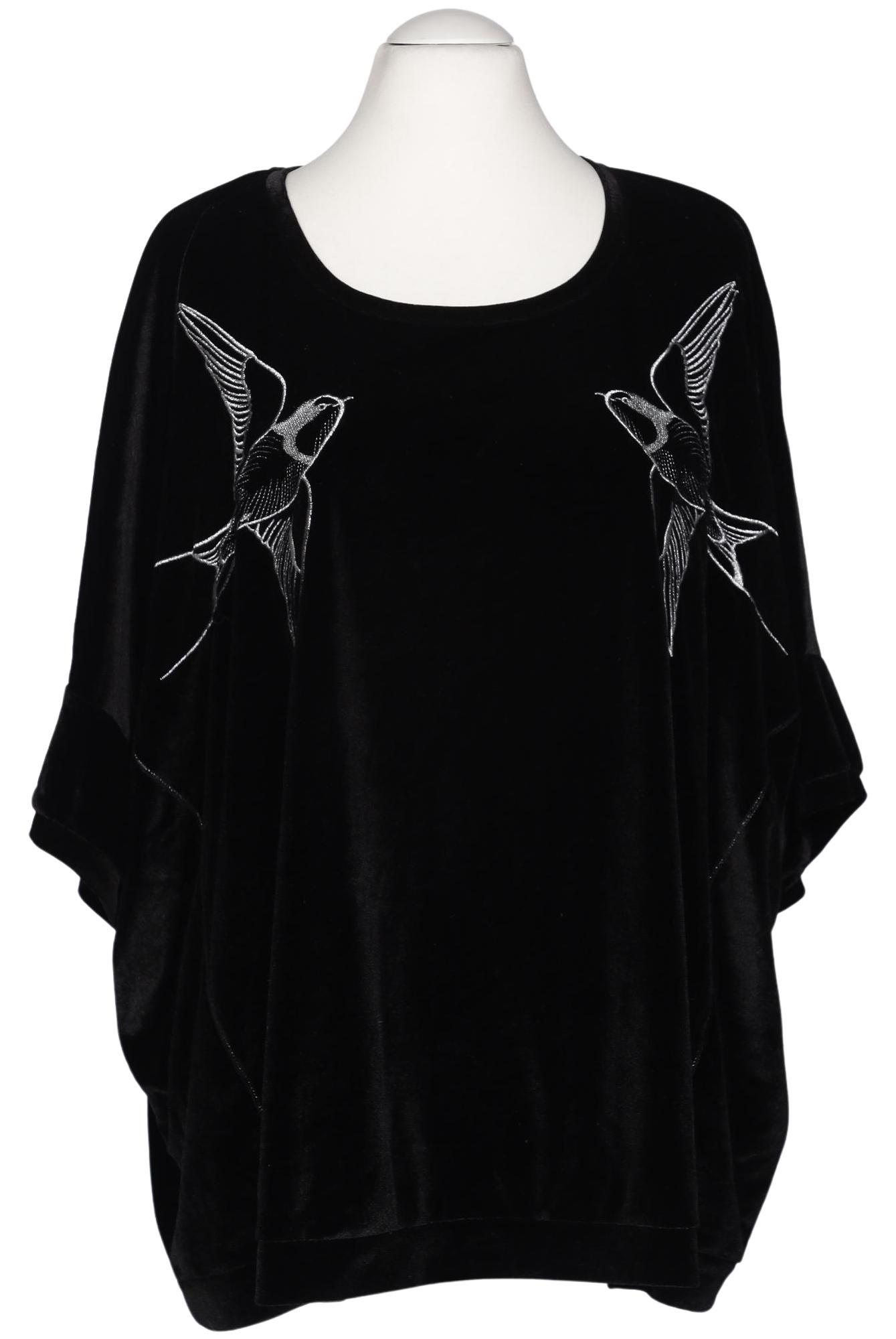 

Ulla Popken Damen T-Shirt, schwarz, Gr. 64