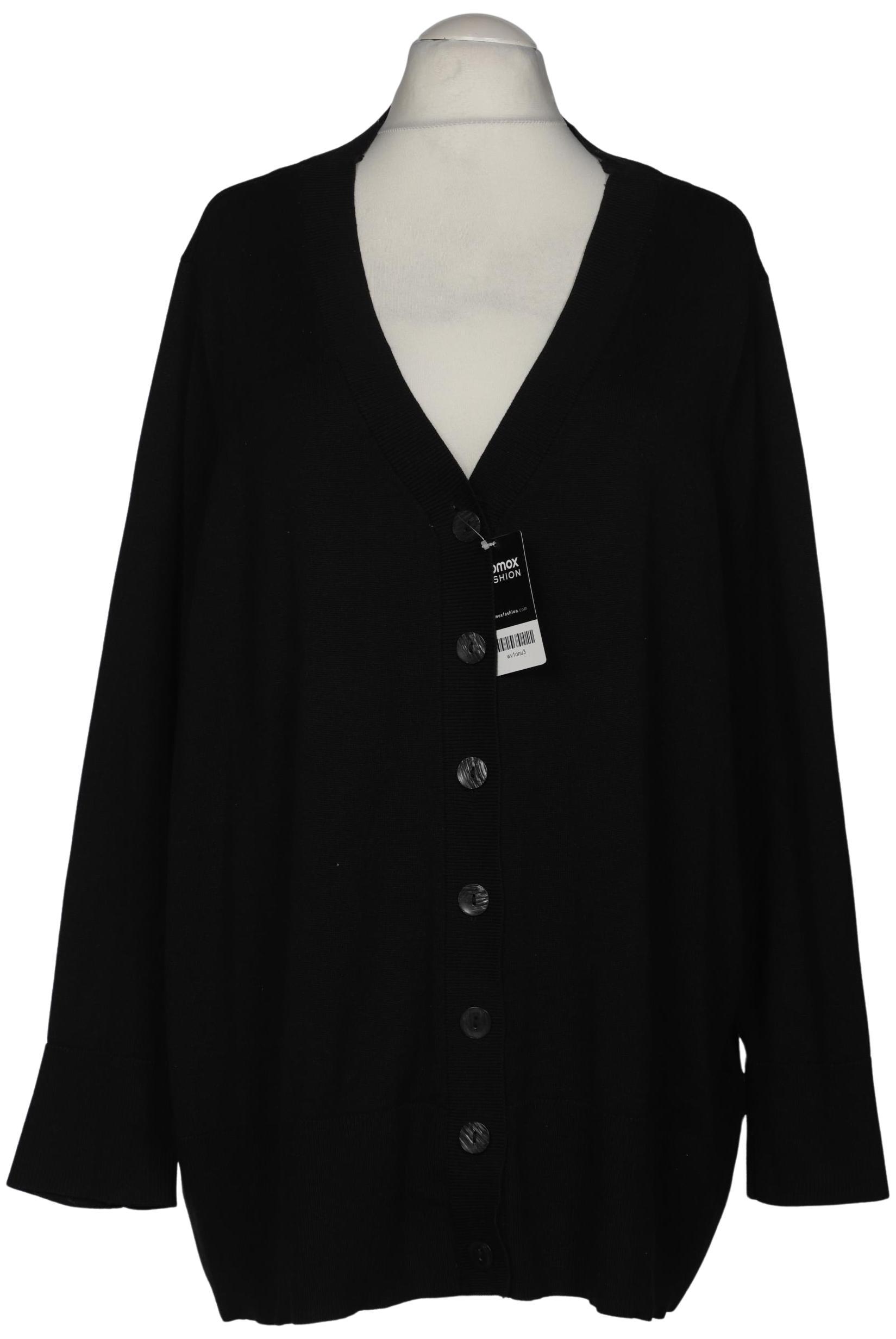 

Ulla Popken Damen Strickjacke, schwarz, Gr. 58