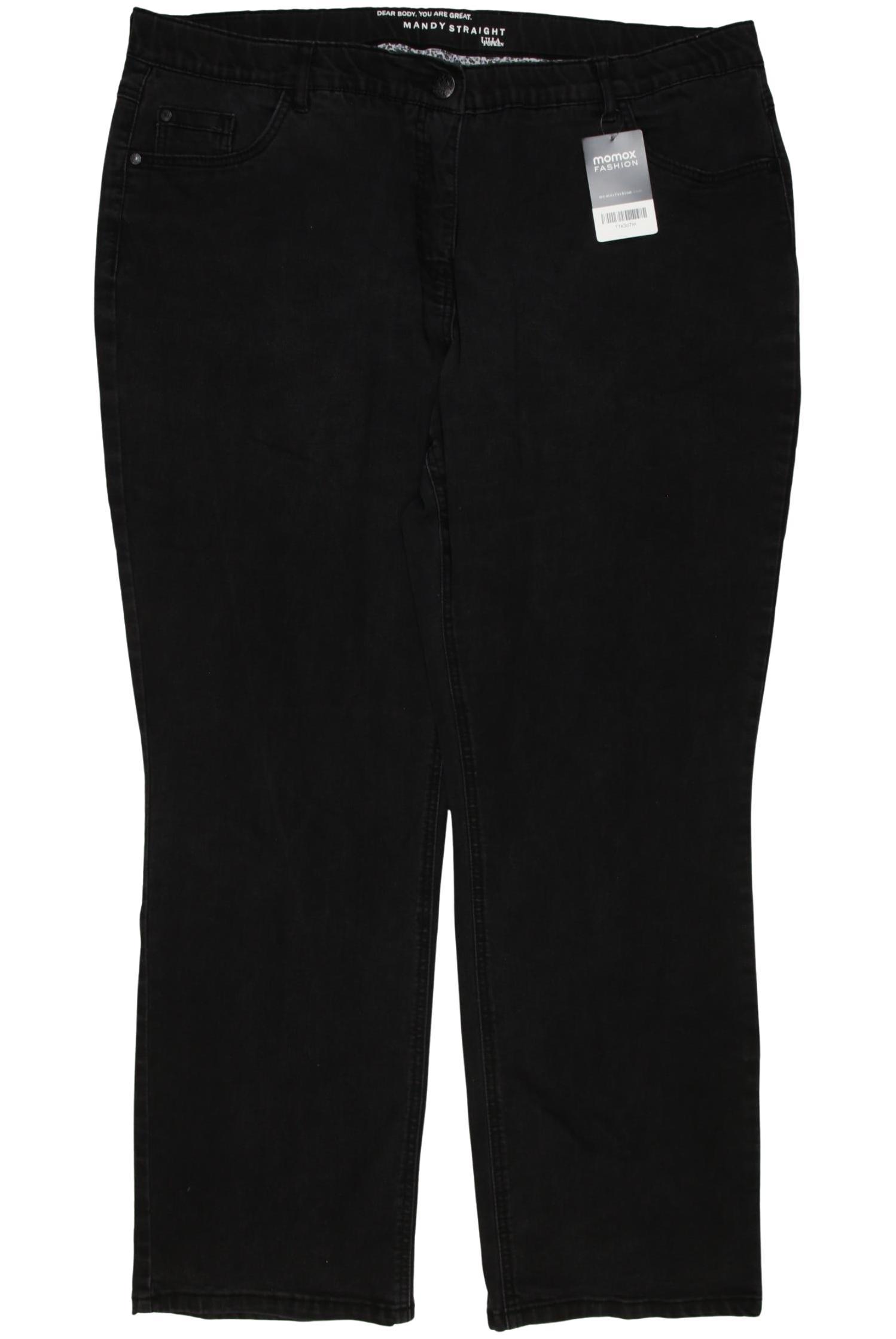 

Ulla Popken Damen Jeans, schwarz, Gr. 25
