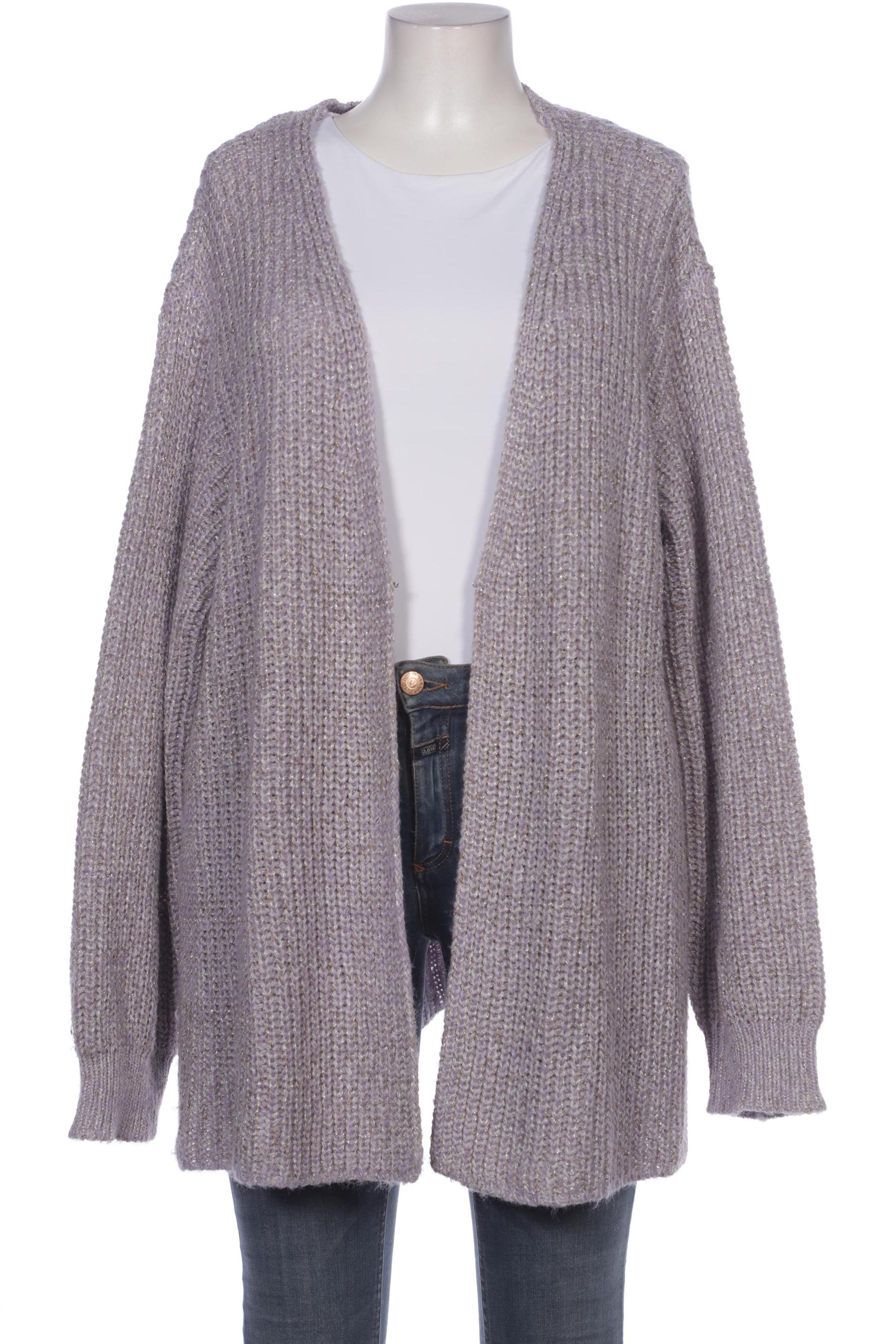 

Ulla Popken Damen Strickjacke, flieder, Gr. 52