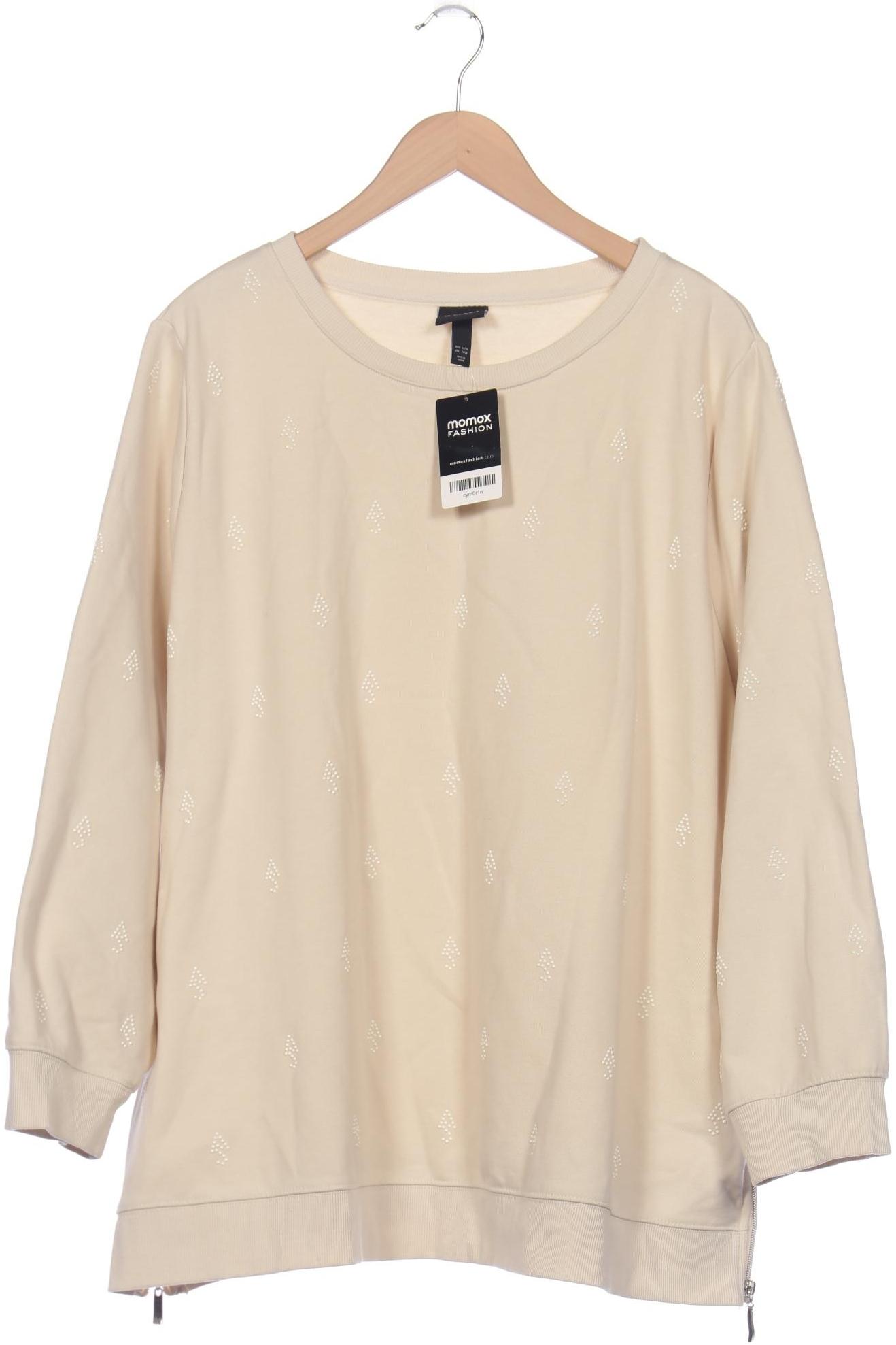 

Ulla Popken Damen Sweatshirt, cremeweiß, Gr. 54