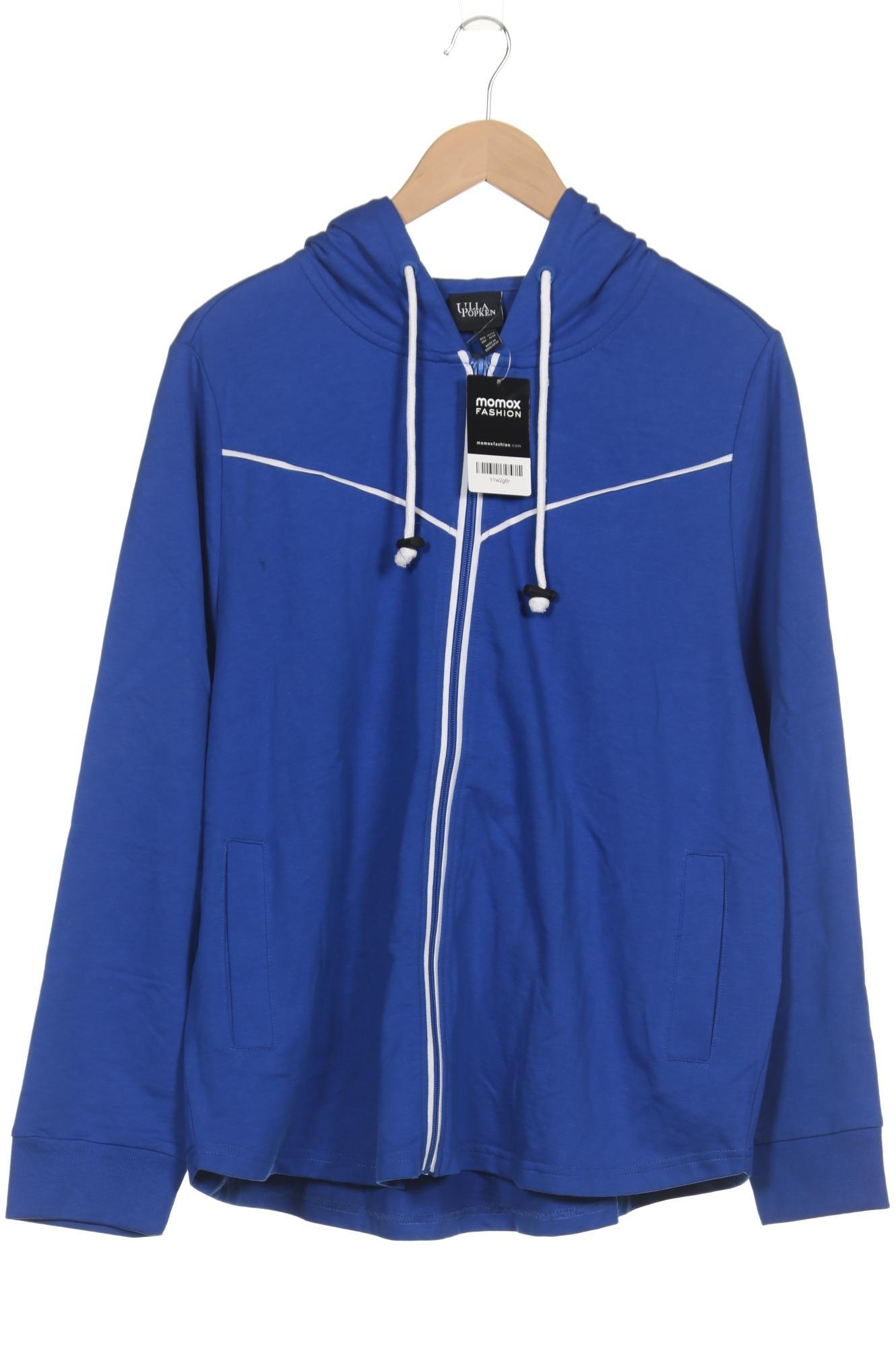 

Ulla Popken Damen Kapuzenpullover, blau, Gr. 46