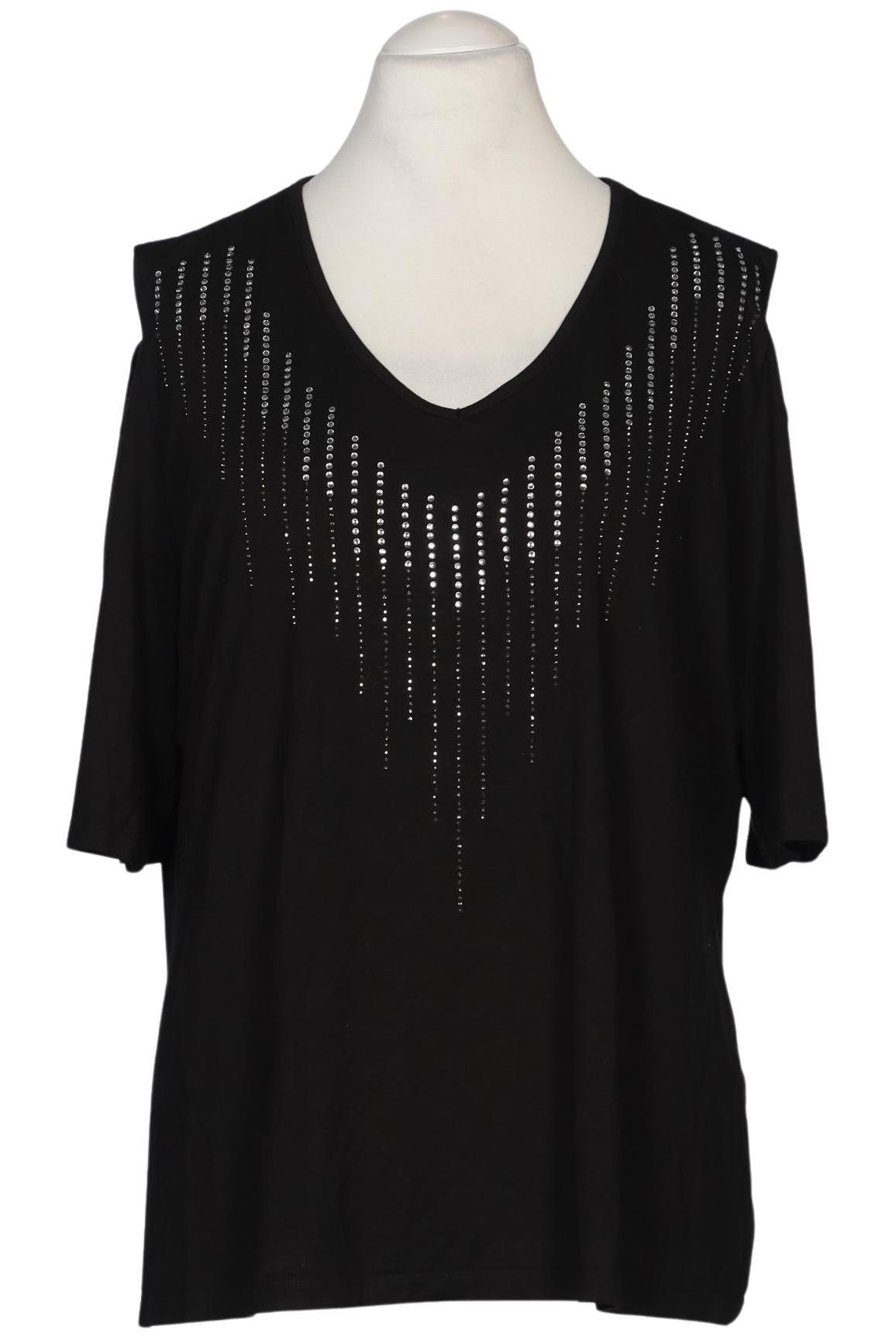 

Ulla Popken Damen T-Shirt, schwarz, Gr. 46